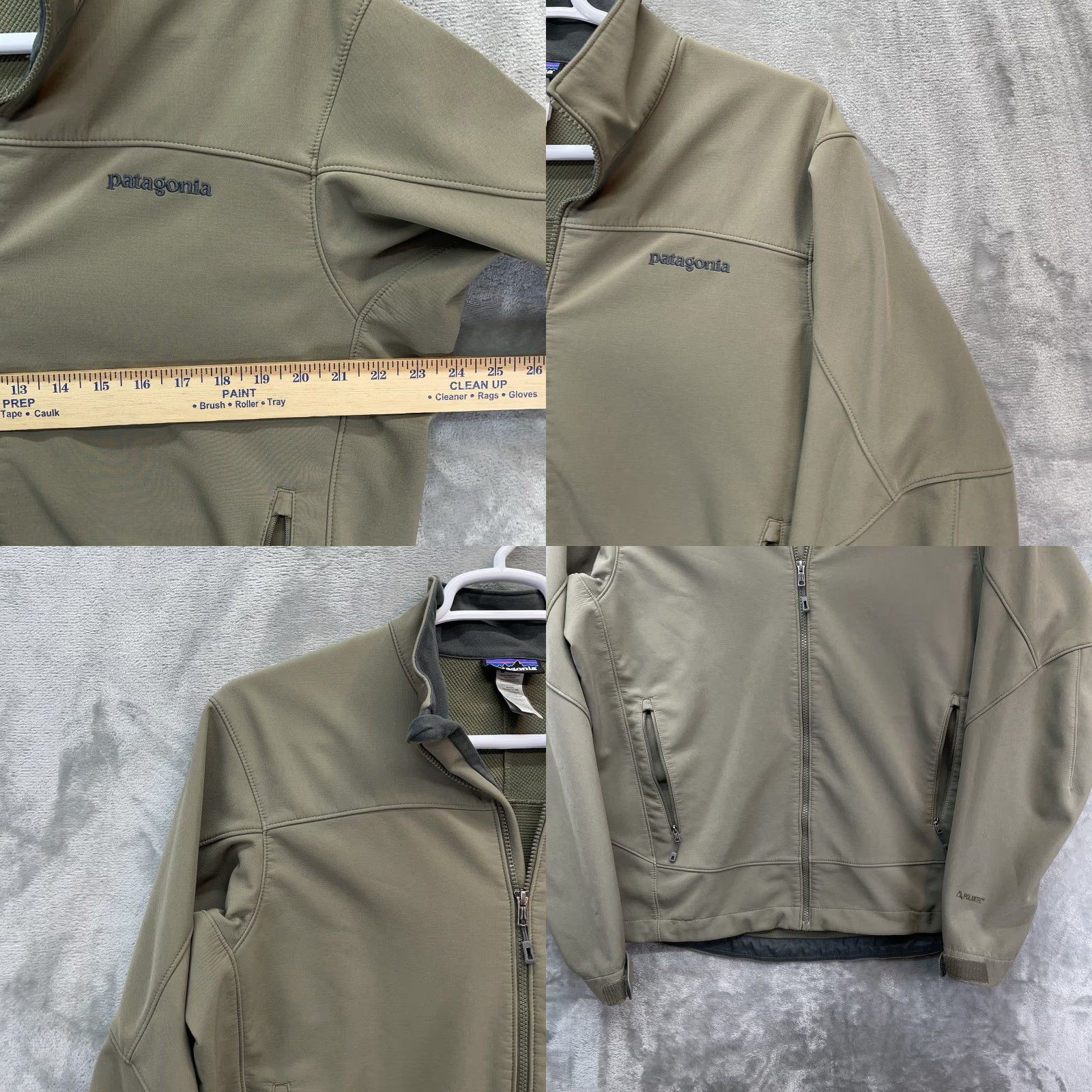 **Patagonia Green Olive Jacket Men's Large Windblock Workwear** User: **Patagonia Green Olive Windblock Jacket Men's Large Workwear**