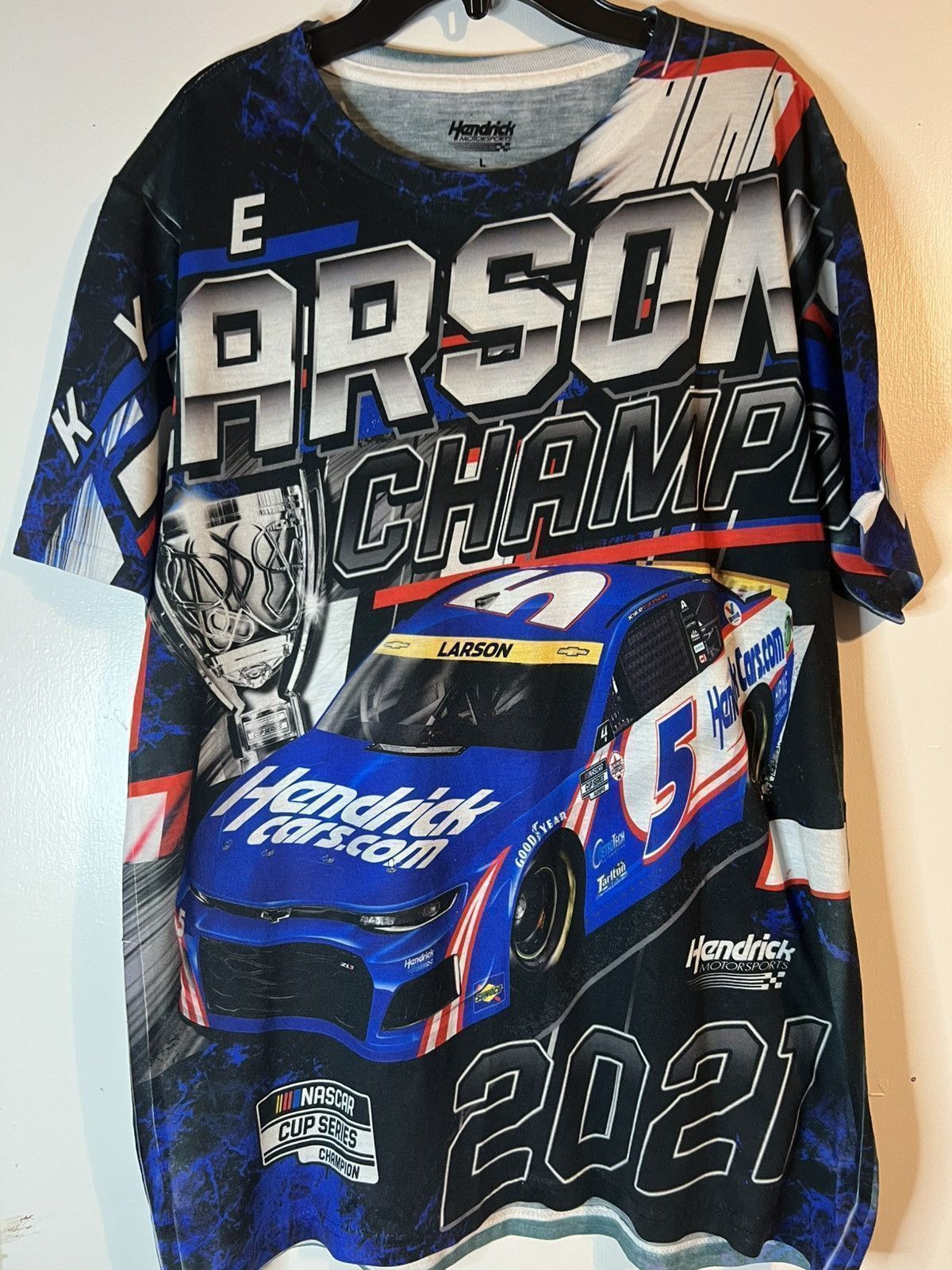 NASCAR Kyle Larson Size US L / EU 52-54 / 3 - 1 Thumbnail