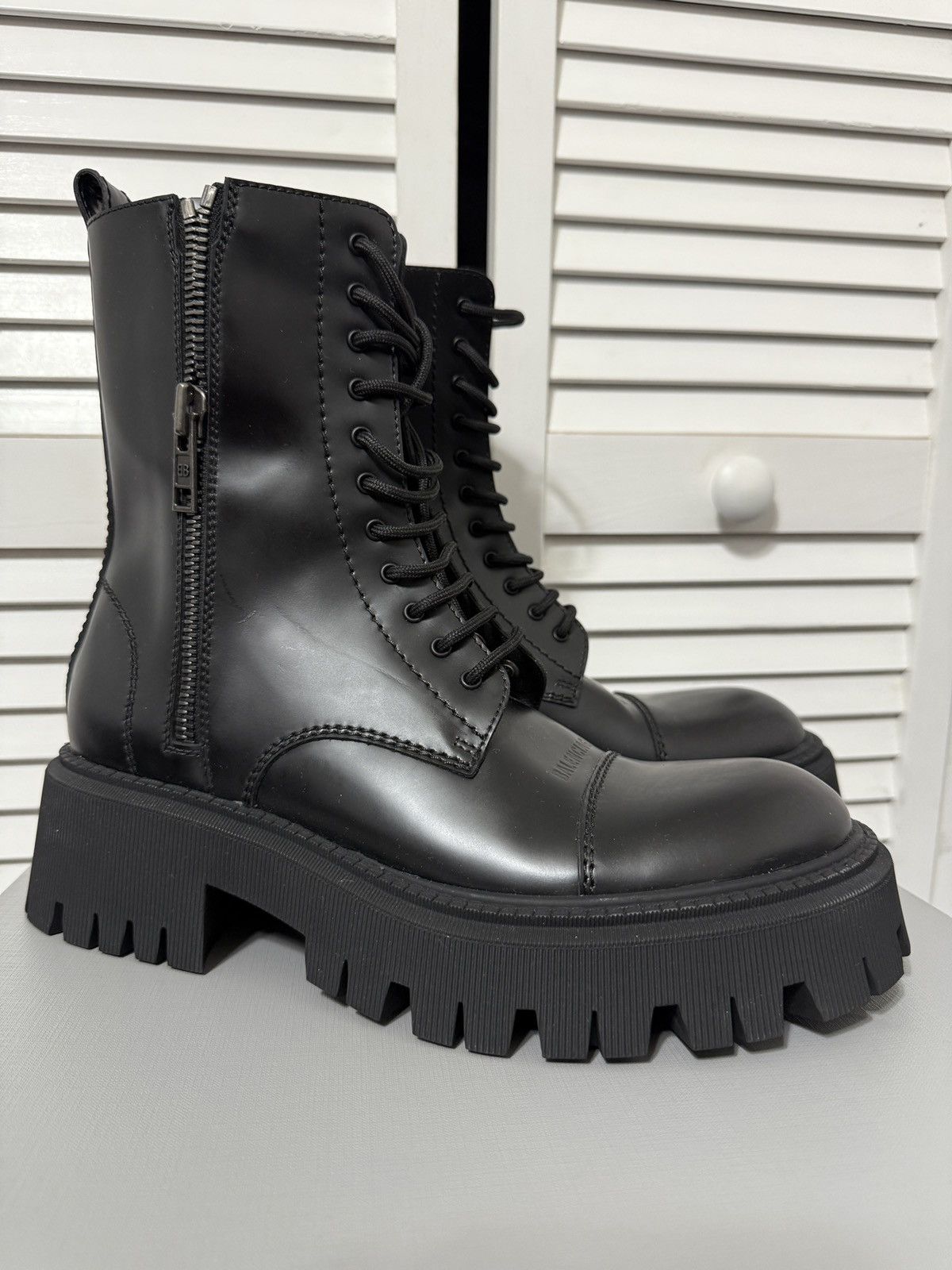 Balenciaga Tractor Boots Black Size US 7 / EU 40 - 3 Thumbnail