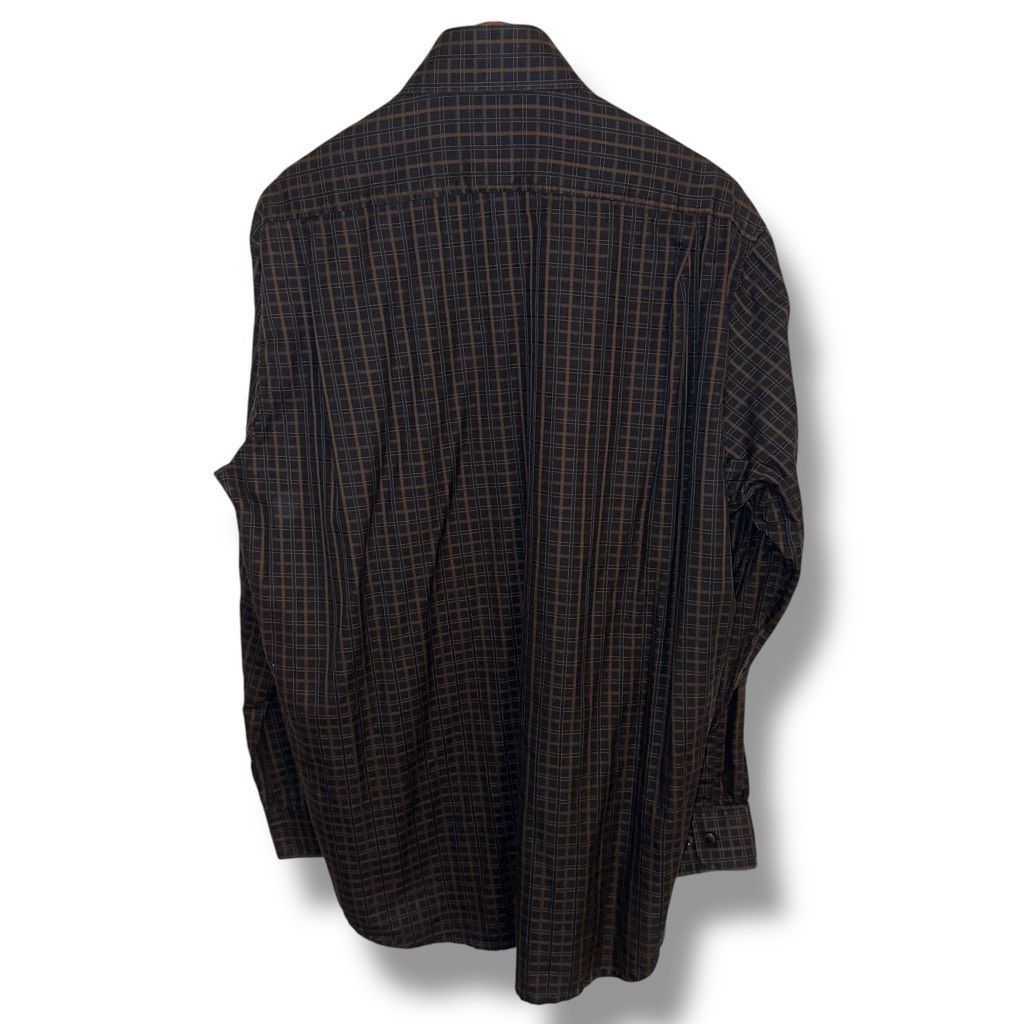 Haupt Haupt Ecologic Black Spread Collar 2 Ply Cotton Dress Shirt Sz L 16.5 Size US L / EU 52-54 / 3 - 6 Thumbnail
