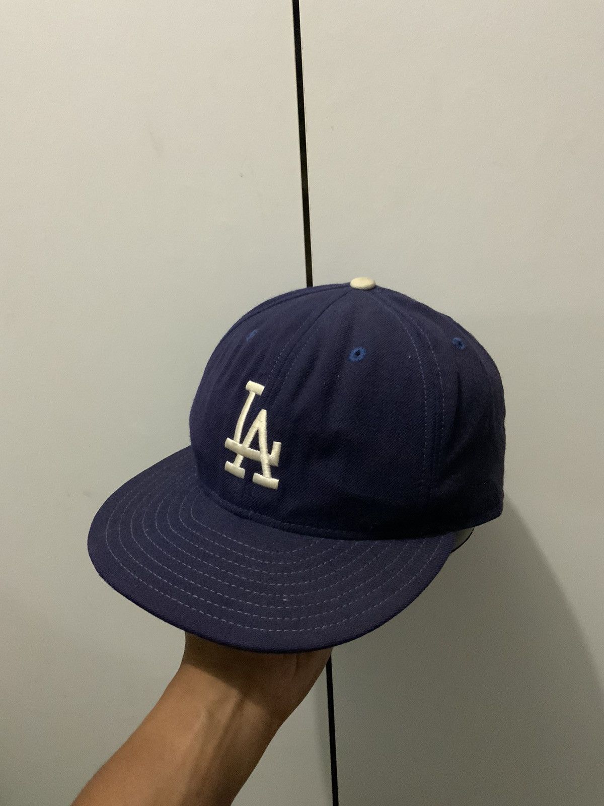 New Era Vintage New Era LA wool Fitted Hat Size ONE SIZE - 1 Thumbnail