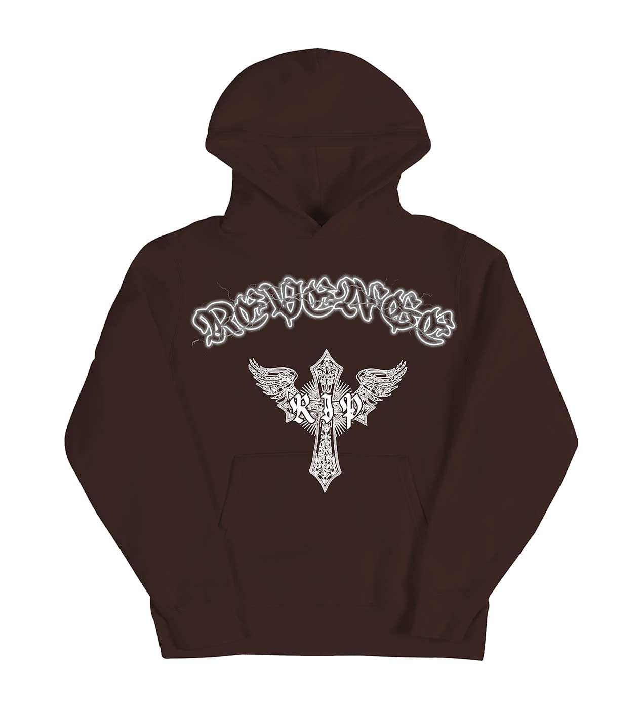 Revenge Skeleton Angel Hoodie Brown Size US XL / EU 56 / 4 - 1 Thumbnail