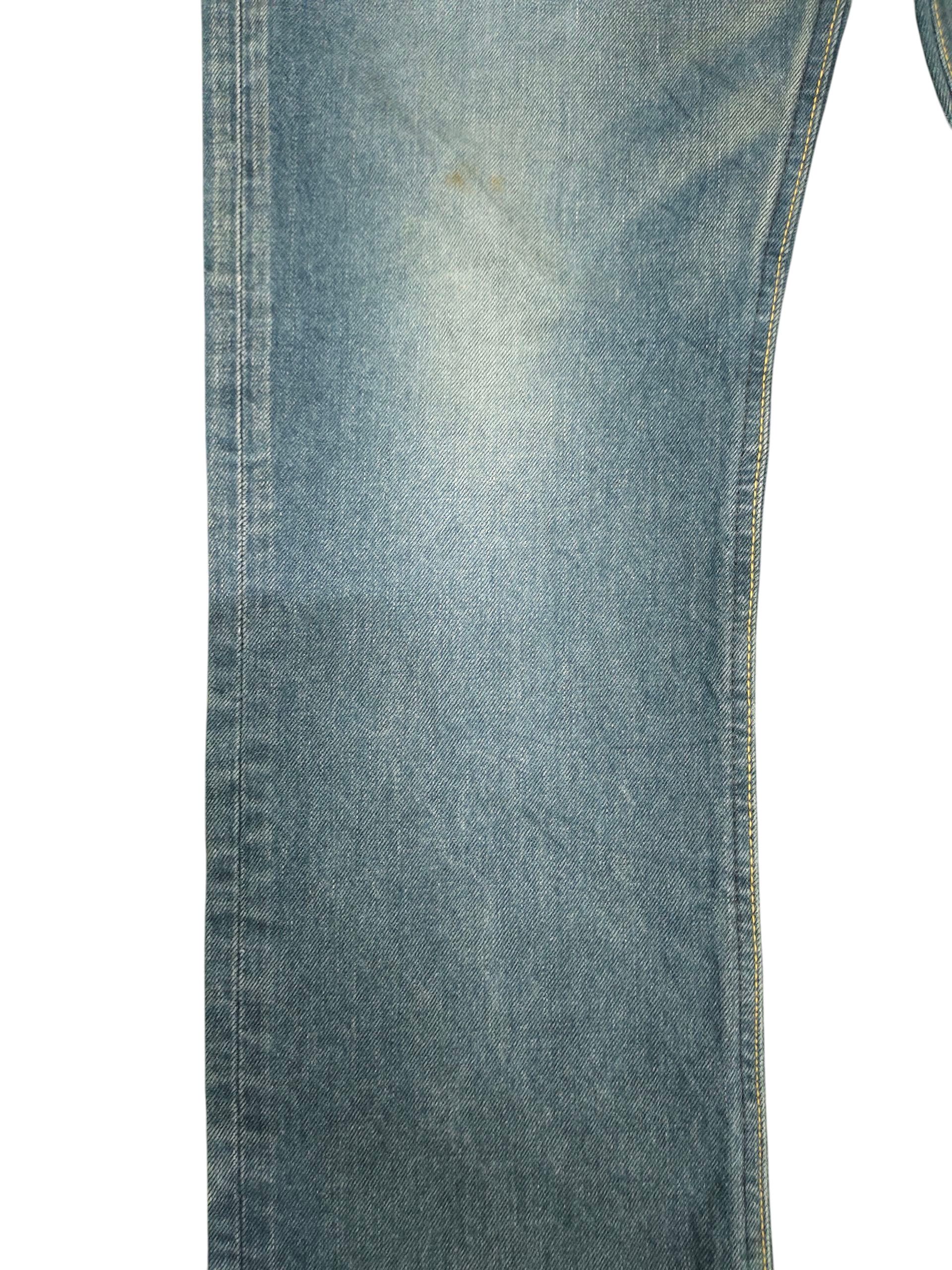 Undercover Lee X Men Melrose Japan Clawmark Faded Denim Jeans Size US 36 / EU 52 - 4 Thumbnail