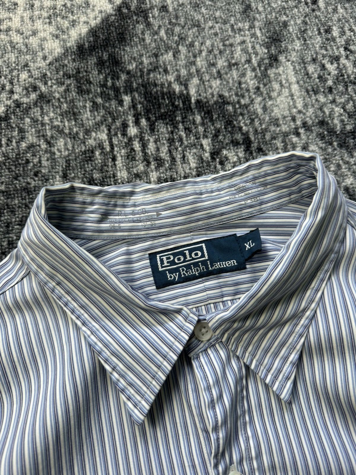 Polo Ralph Lauren × Ralph Lauren × Vintage Vintage Polo Ralph Lauren Shirt Button Ups Striped Y2K 90s Size US XL / EU 56 / 4 - 5 Thumbnail