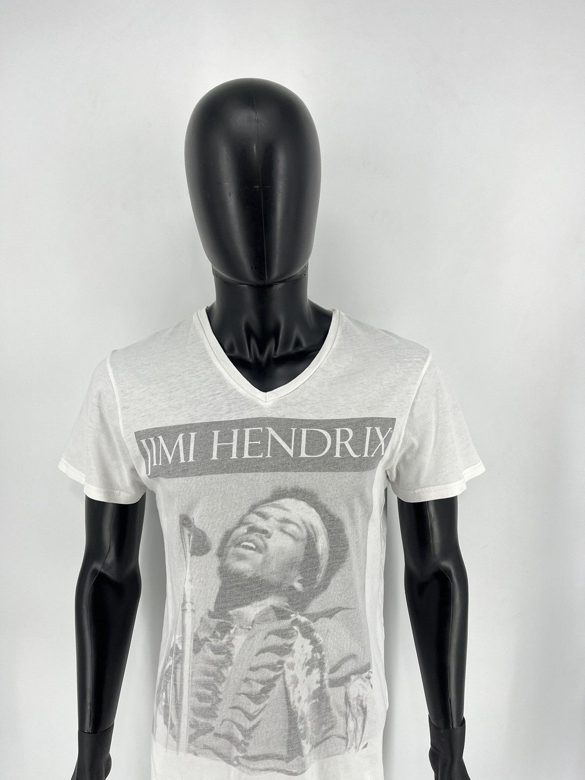 Band Tees × Jimi Hendrix Vintage Y2K Jimi Xendrix Band Rock Tee T Shirt White Size US L / EU 52-54 / 3 - 5 Thumbnail