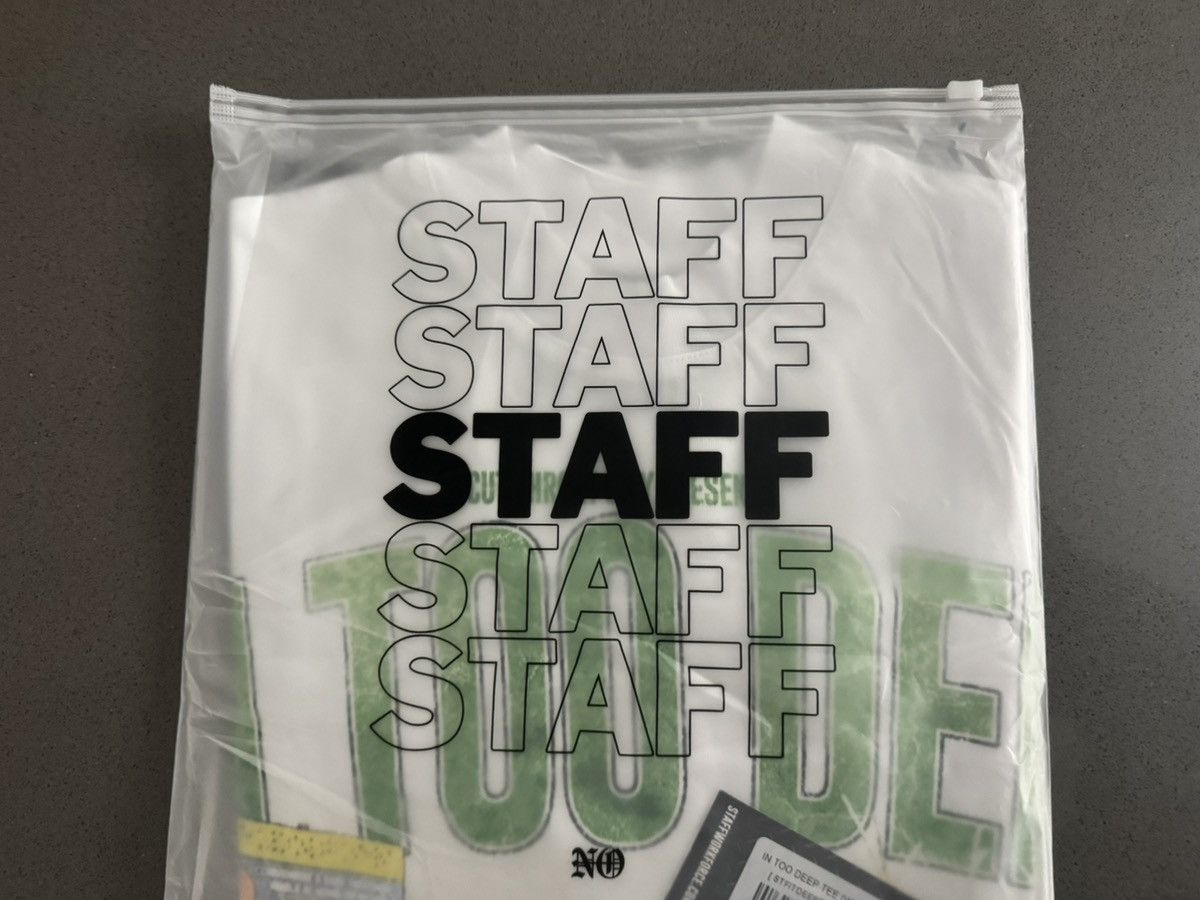 STAFF WORKFORCE STAFF WORKFORCE IN TOO DEEP T thrashed suboxone suicideboys Size US M / EU 48-50 / 2 - 9 Thumbnail