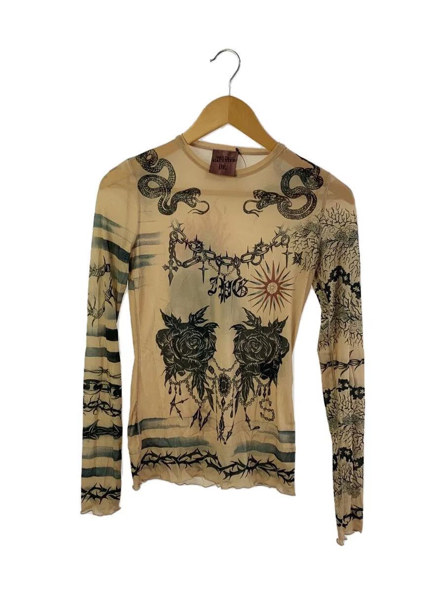 Jean Paul Gaultier Tattoo Long Sleeve Mesh Top Size US M / EU 48-50 / 2 - 1 Thumbnail