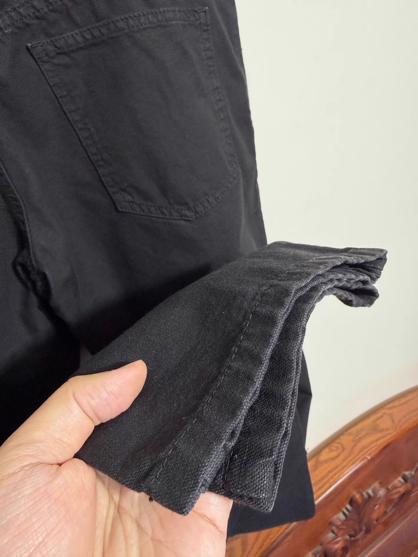 Dolce & Gabbana Dolce&Gabbana low-rise slim charcoal black washed pants 50EU Size US 34 / EU 50 - 5 Thumbnail
