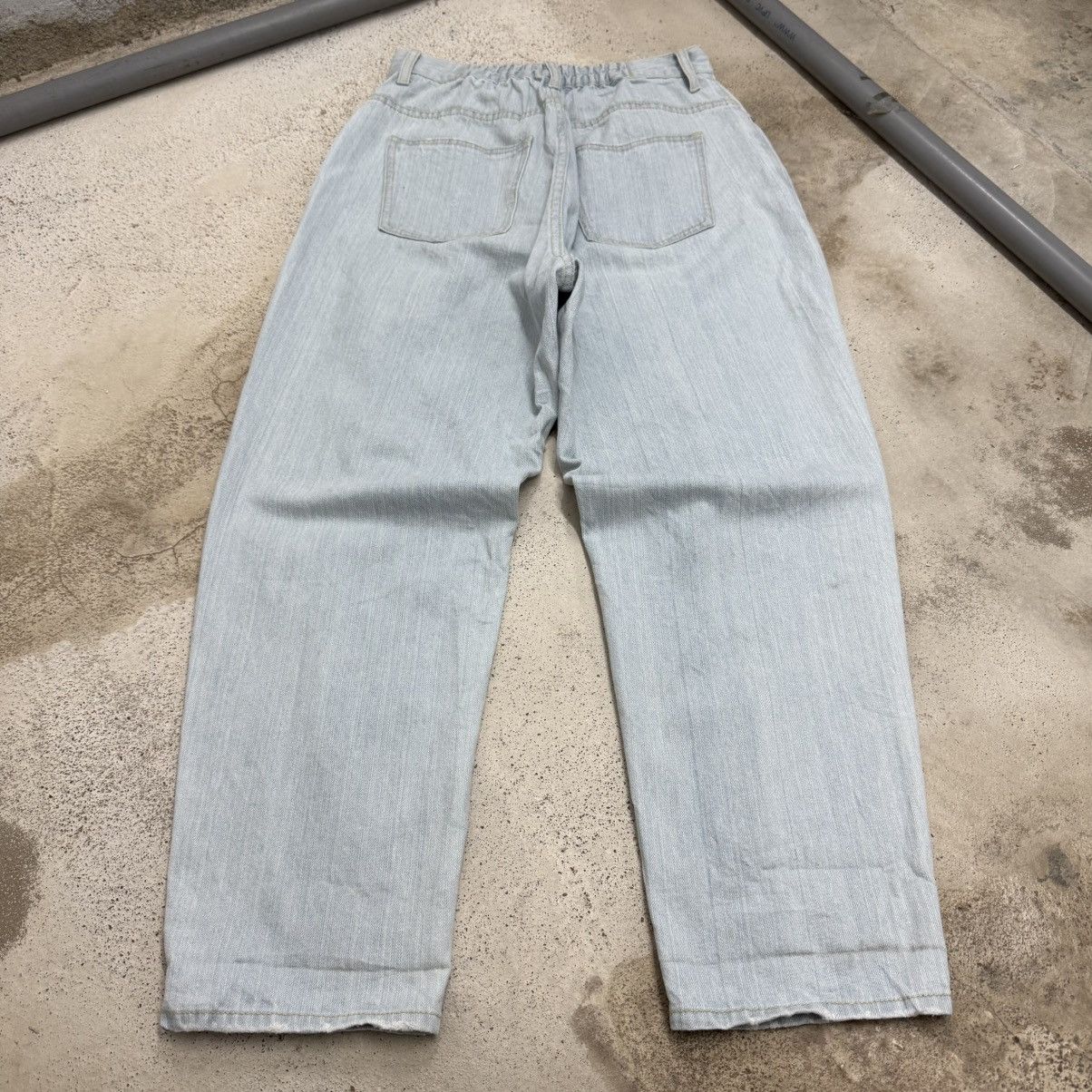 Japanese Brand Wegp Relaxed Wide Leg Distressed Design Pants Size US 28 / EU 44 - 2 Thumbnail