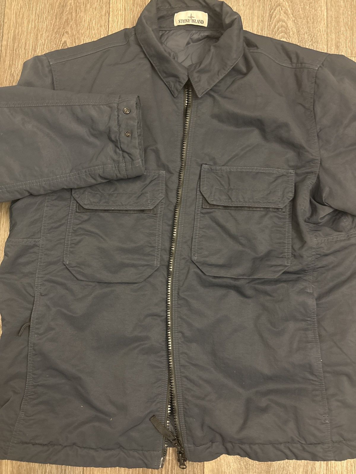 Stone Island Stone island zip up jacket nylon jacket Size US XL / EU 56 / 4 - 5 Thumbnail