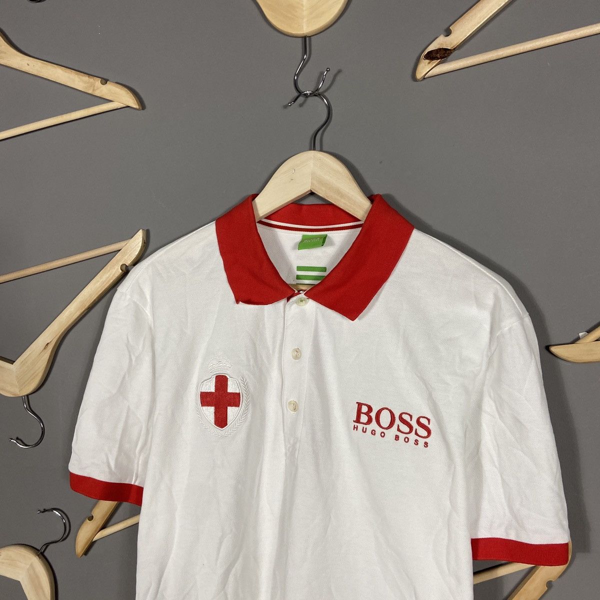 Hugo Boss Hugo Boss England polo shirt Size US XXL / EU 58 / 5 - 3 Thumbnail