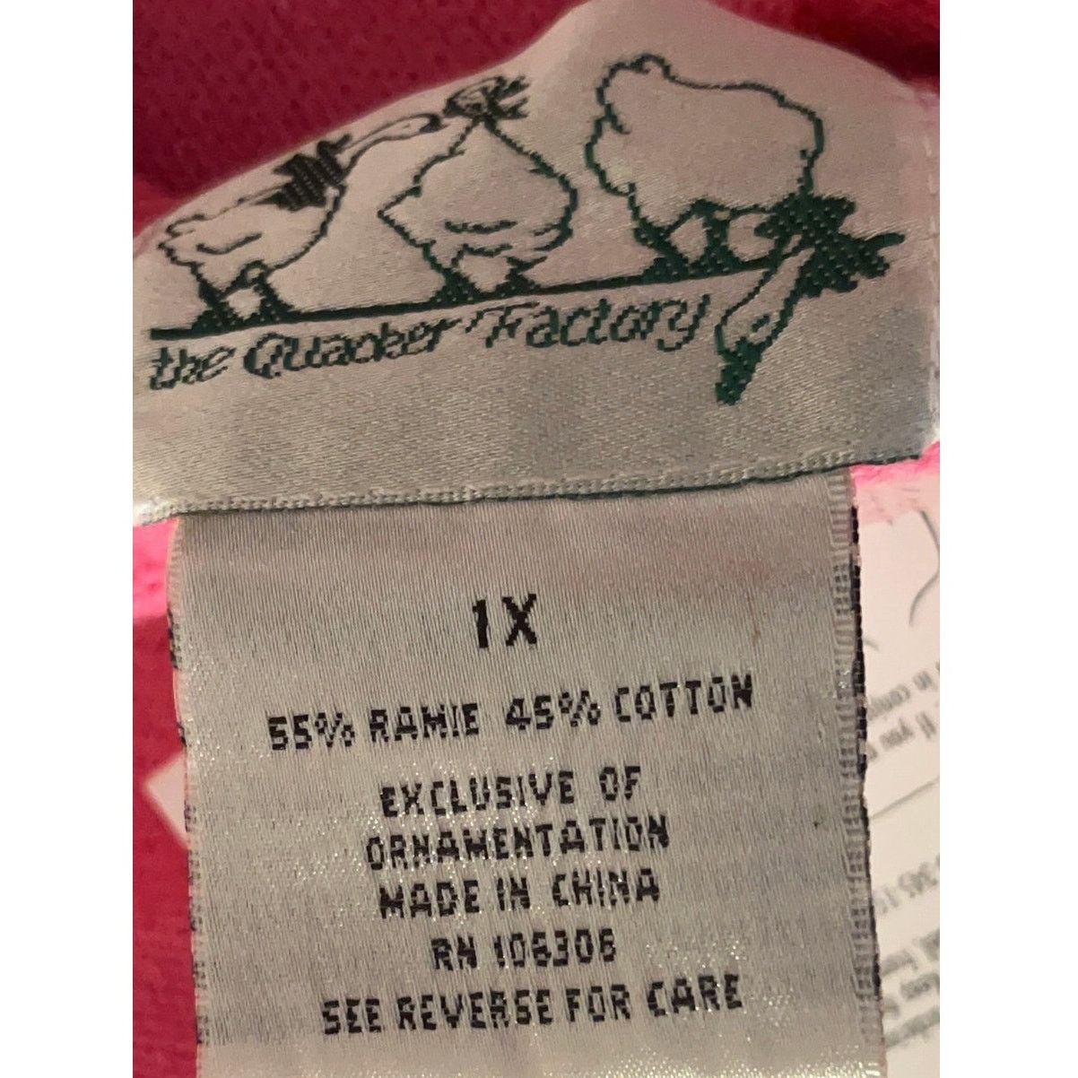 Other Vintage Quacker Factory Pink Snowman V-Neck Sweater - 1X Size XL / US 12-14 / IT 48-50 - 7 Thumbnail