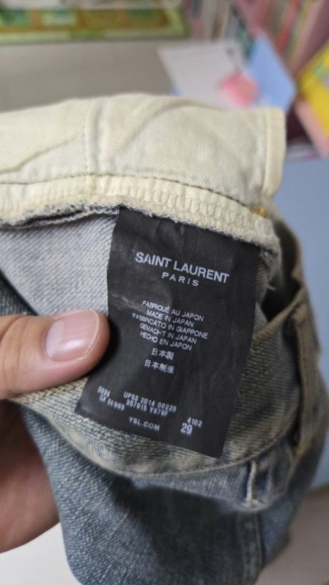 Saint Laurent Paris Saint Laurent Hedi Slimane Destroyed Jean Size US 29 - 6 Thumbnail