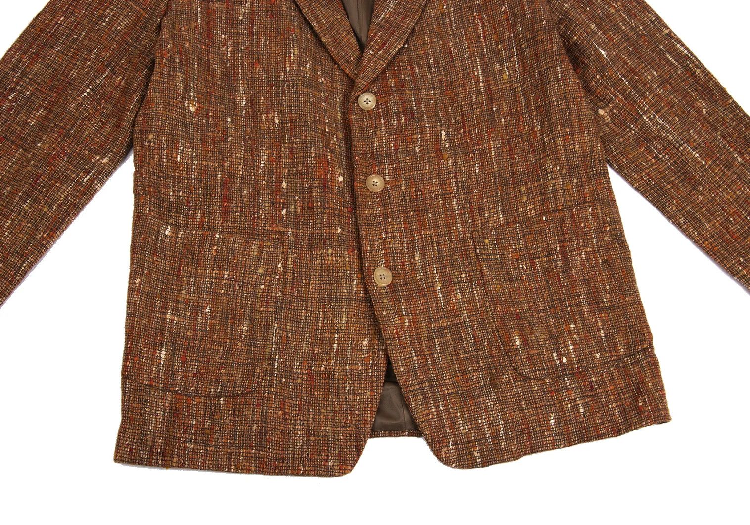 Yohji Yamamoto Yohji Yamamoto Wool Silk T Jacket Orange M Size US M / EU 48-50 / 2 - 7 Thumbnail
