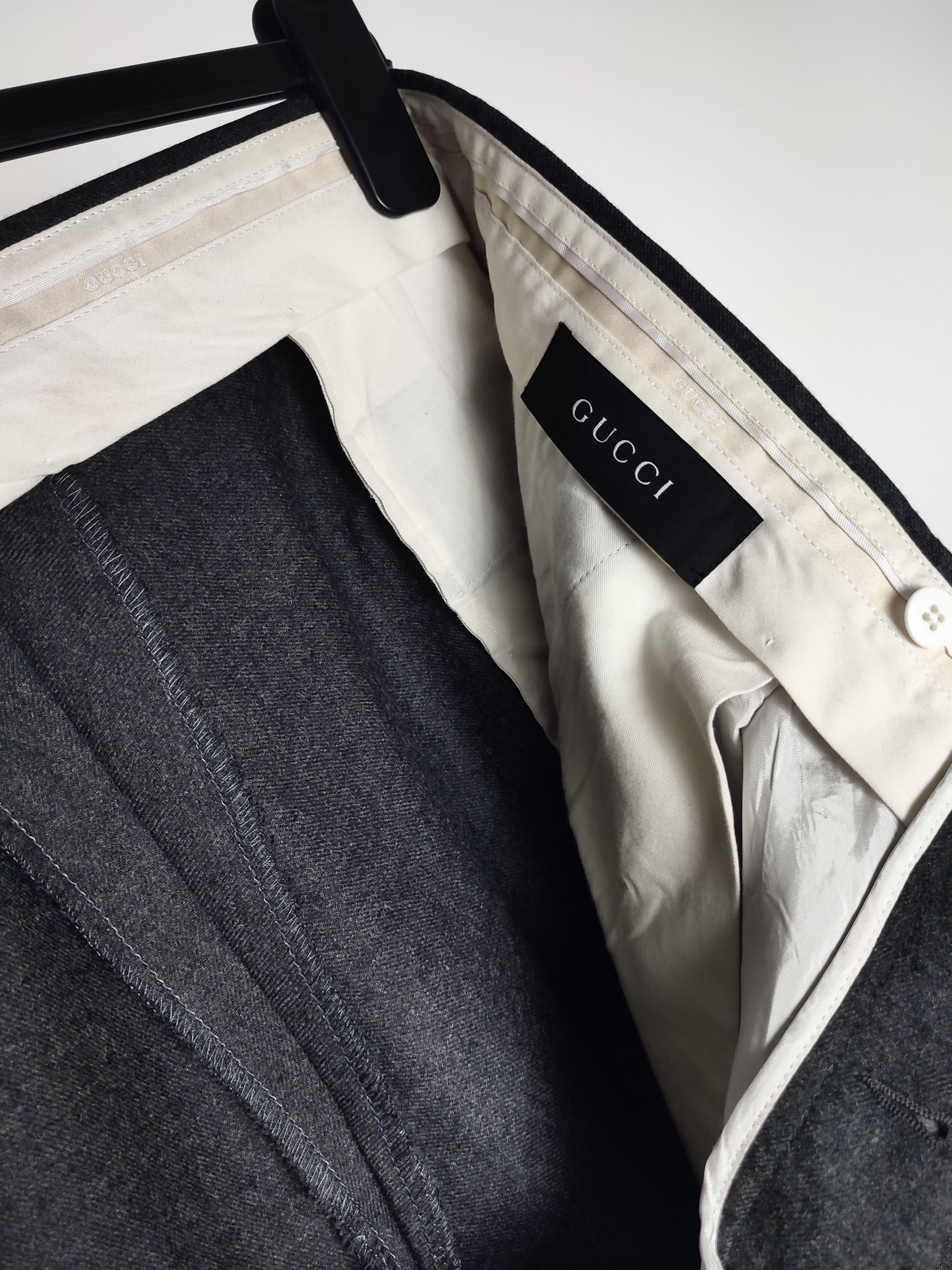 Gucci 00s Archive Gucci Tom Ford Slim Fit Wool Trousers Size 52R - 14 Thumbnail