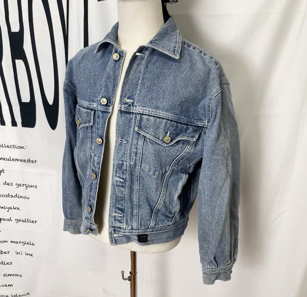 Versace Jeans Couture Blue Denim Jacket Size US M / EU 48-50 / 2 - 1 Thumbnail