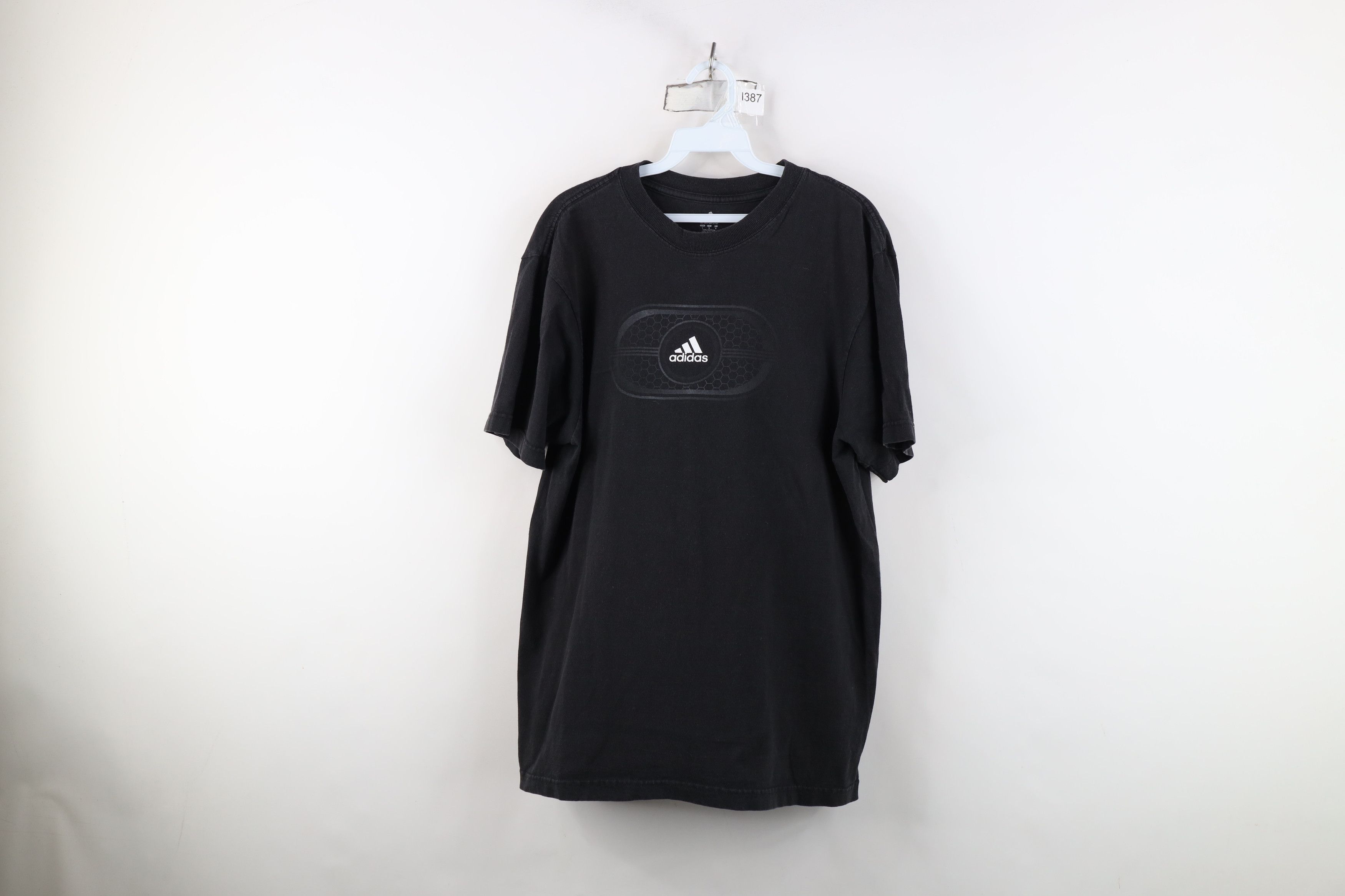 Adidas Vintage Y2K Adidas Spell Center Logo Short Sleeve T-Shirt Size US L / EU 52-54 / 3 - 1 Thumbnail
