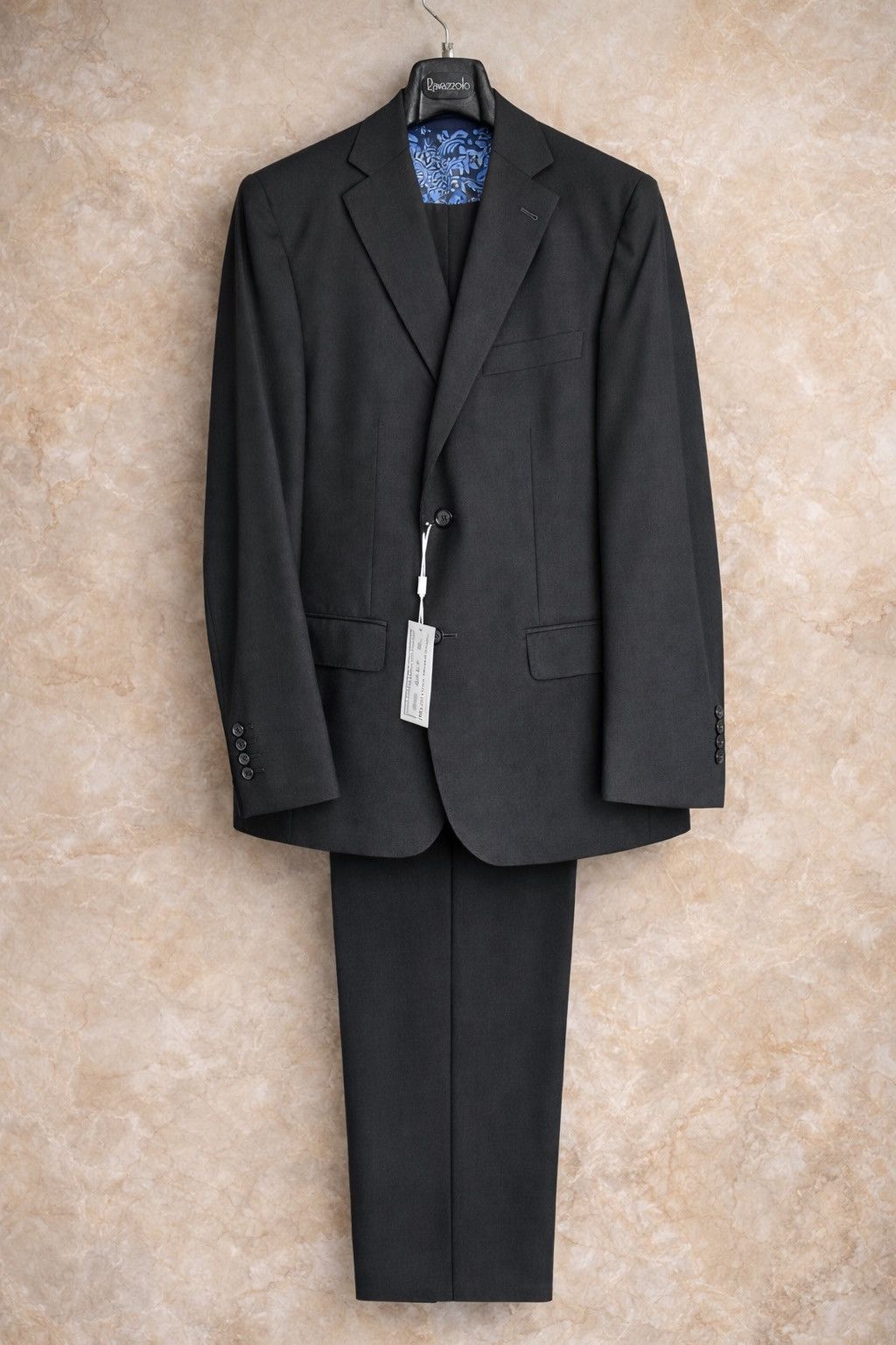 Ravazzolo Ravazzolo Guabello Super 120’s Charcoal Suit 40R/IT50 Size 40R - 2 Thumbnail