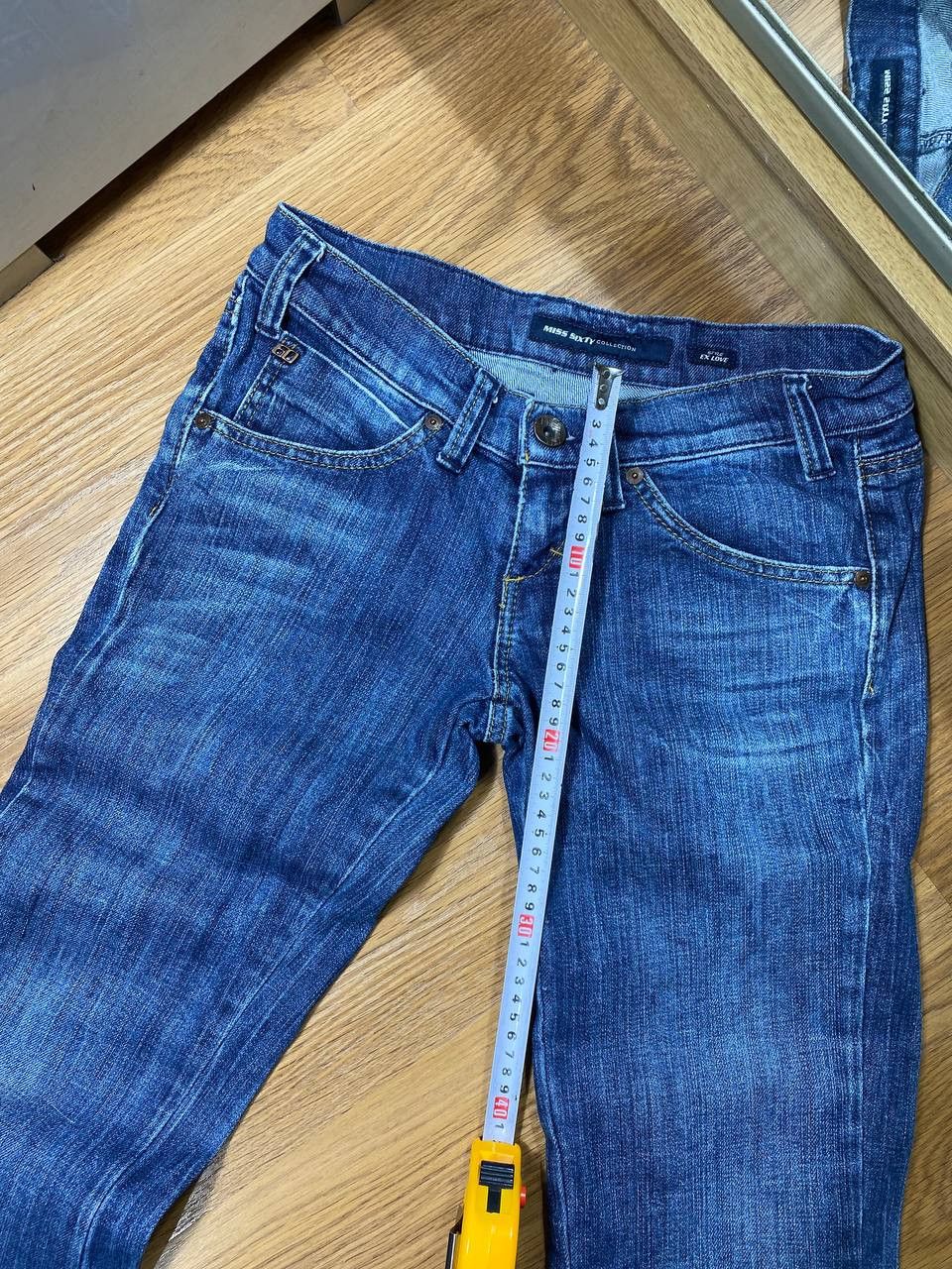 Japanese Brand Crazy Crash Dirty Baggy Faded Jean Japan Avant Garde Style Size US 28 / EU 44 - 17 Thumbnail