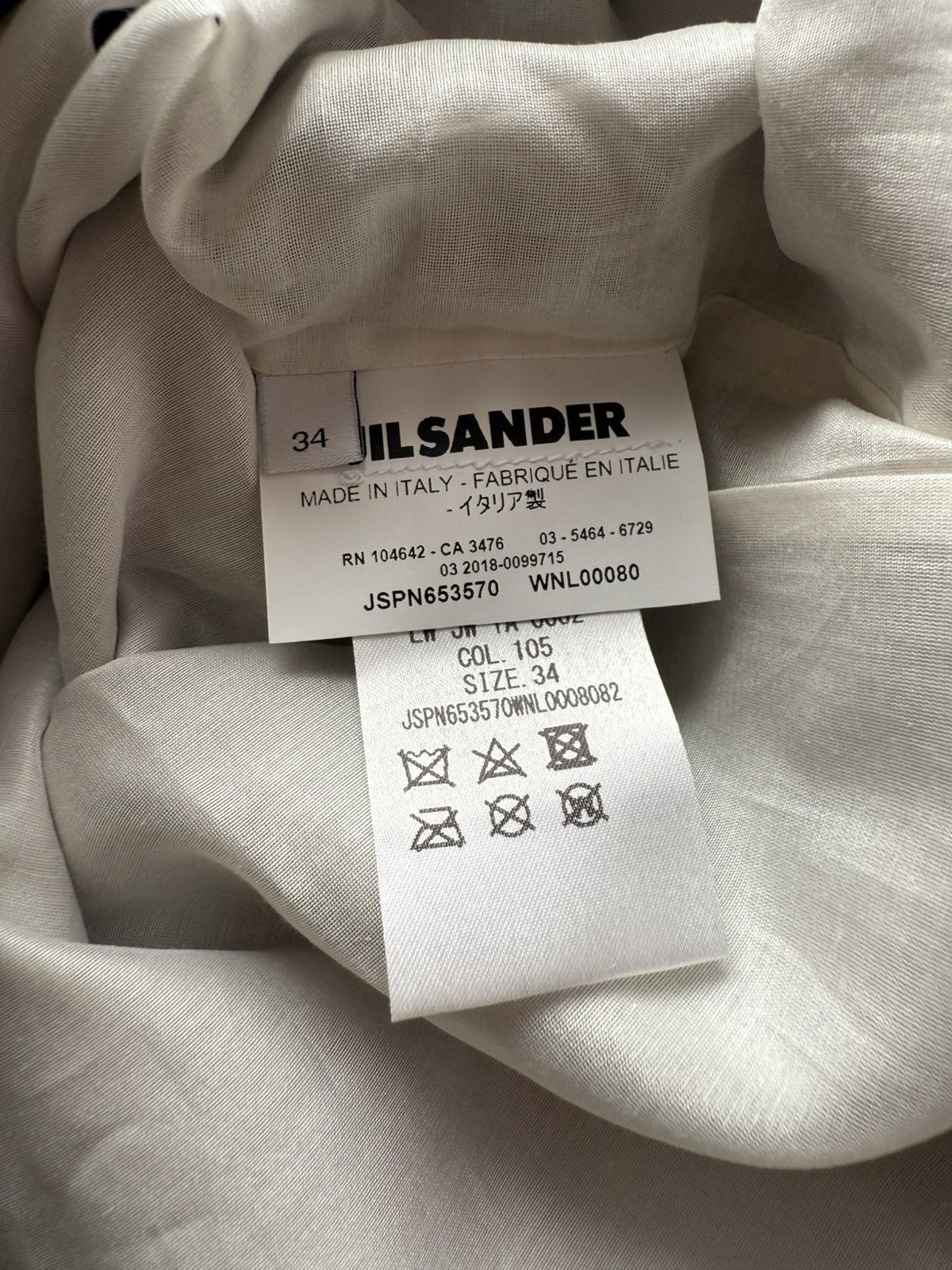 Jil Sander Jil Sander Broken Leather Skirt Size 29" - 3 Thumbnail