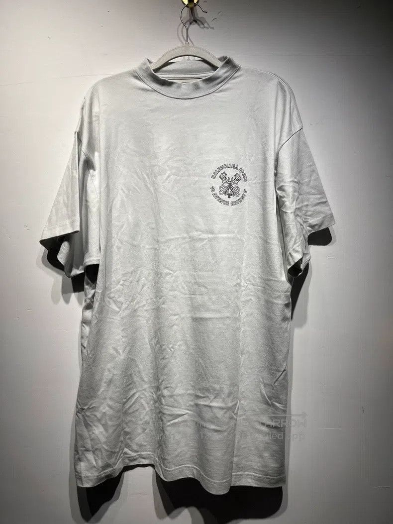 Balenciaga Balenciaga Letter Short Sleeve Crew Neck T-Shirt Men's Whi Size US S / EU 44-46 / 1 - 1 Thumbnail