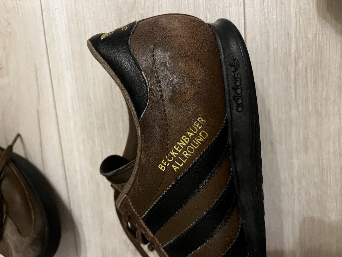 Adidas Adidas Originals Beckenbauer Allround Brown Leather Sneakers Size US 10 / EU 43 - 3 Thumbnail