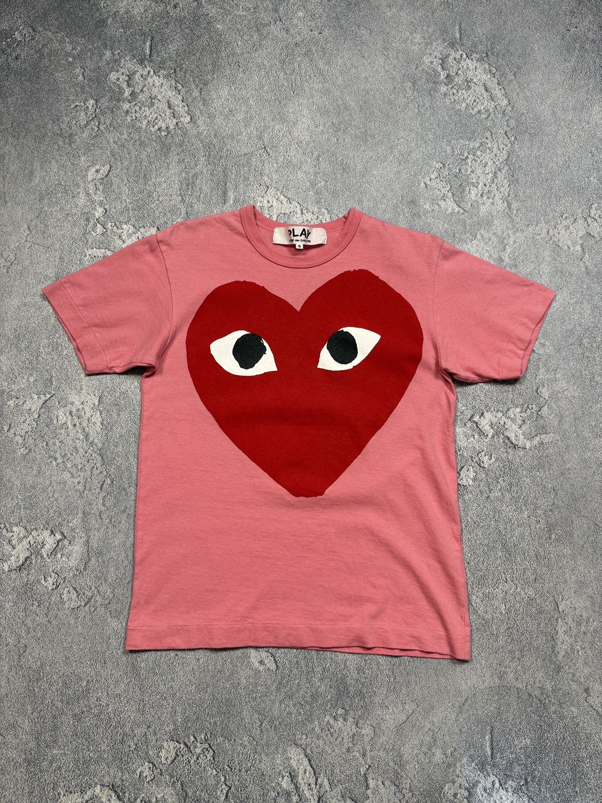 Comme des Garcons PLAY Play Comme des garçons big logo Japanese tee Size US S / EU 44-46 / 1 - 1 Thumbnail