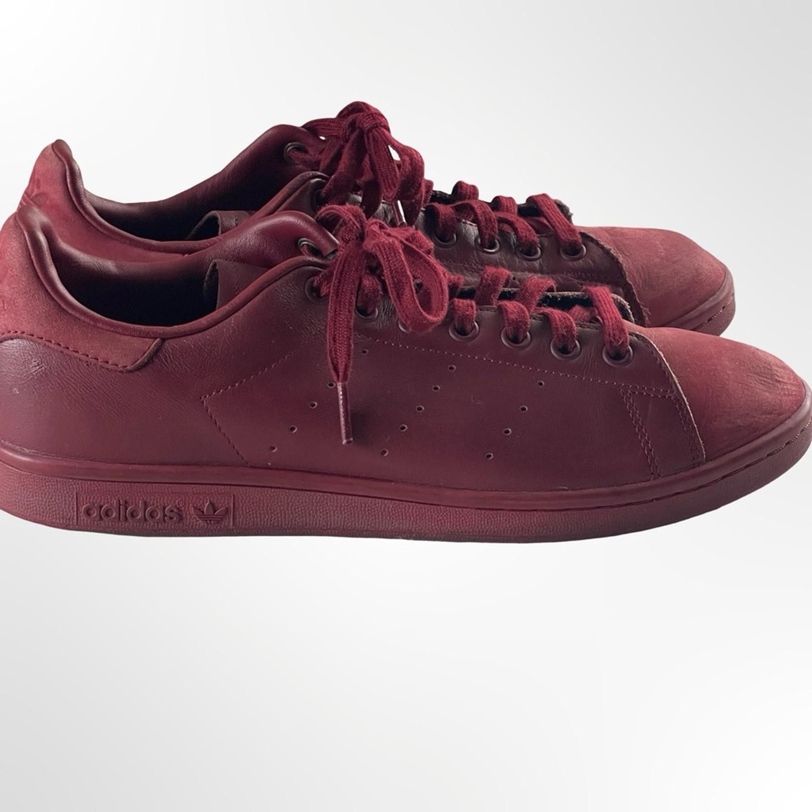 Adidas Adidas Stan Smith Men's Deep Red Sneakers in size 9.5 Size US 9.5 / EU 42-43 - 3 Thumbnail