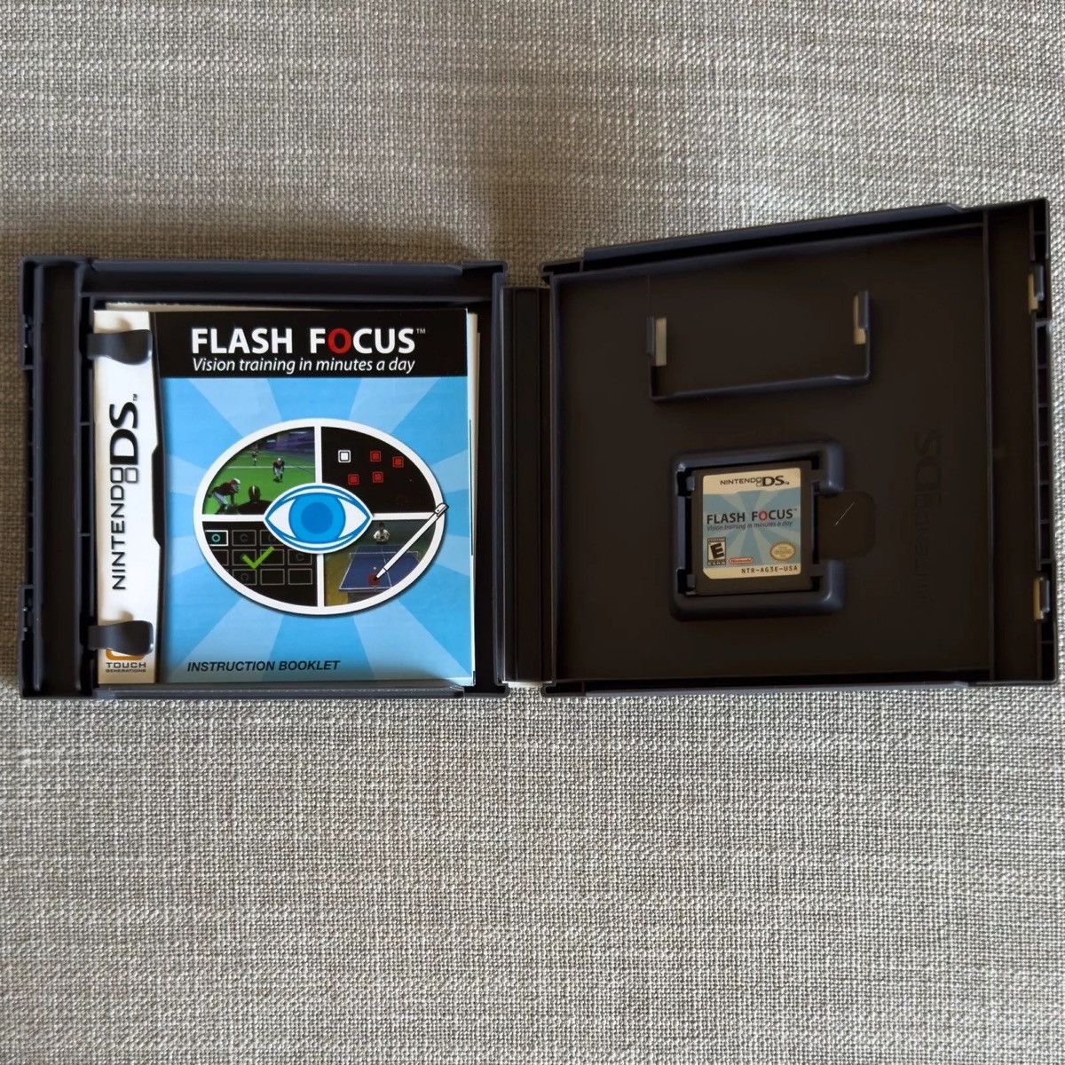Nintendo Flash Focus Vision Training Nintendo DS Lite 3DS CIB Size ONE SIZE - 3 Thumbnail