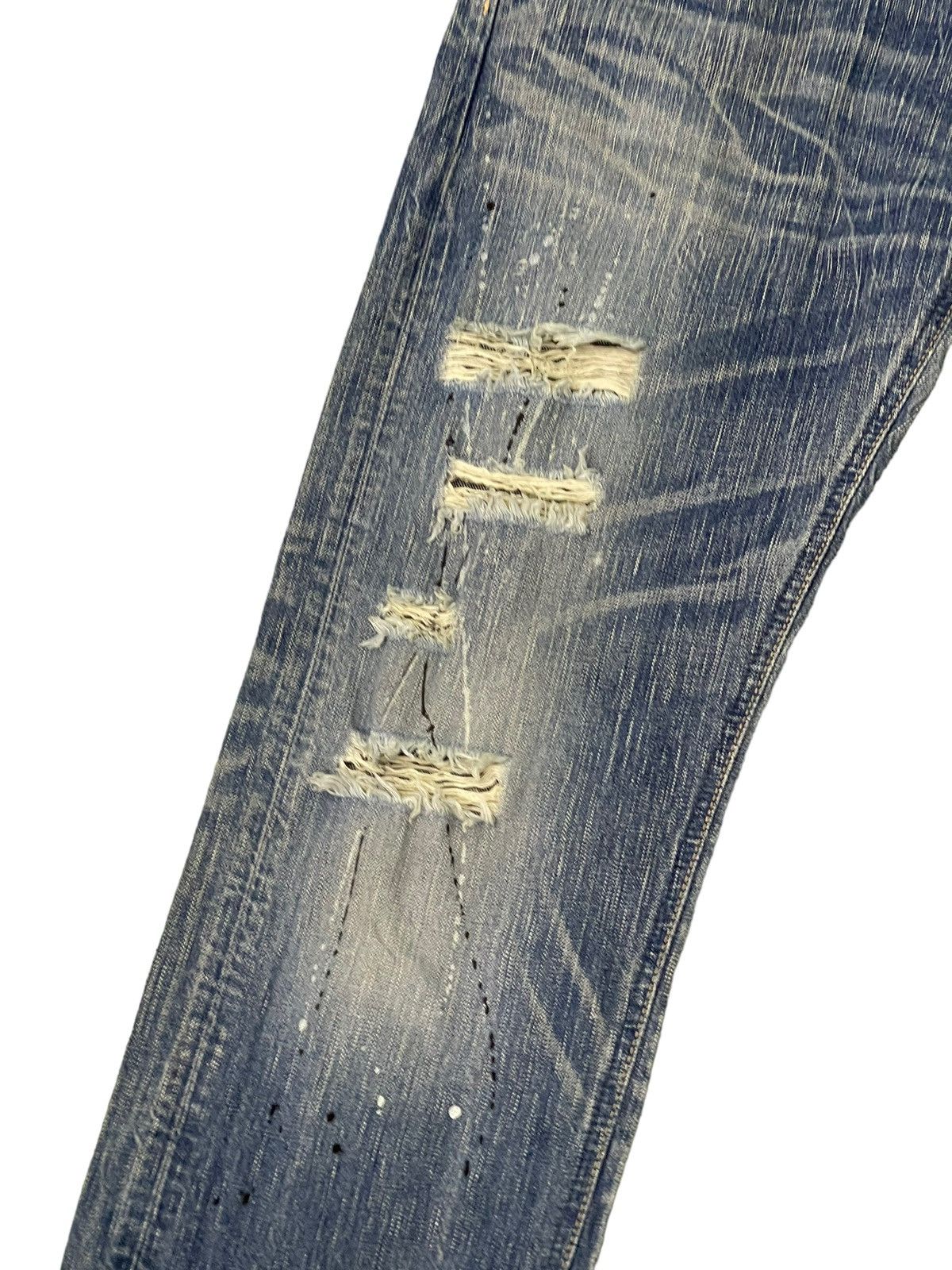 Edwin Distress Jeans Edwin 503 Faded Paint Splash Regular 7🟦5 Size US 34 / EU 50 - 6 Thumbnail