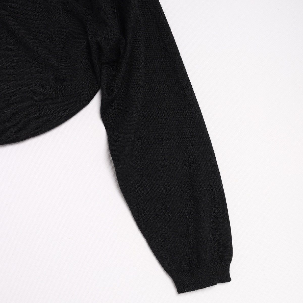 Alexander McQueen Alexander McQueen Black Shrug Bolero Cashmere Wool Silk Size M / US 6-8 / IT 42-44 - 14 Thumbnail