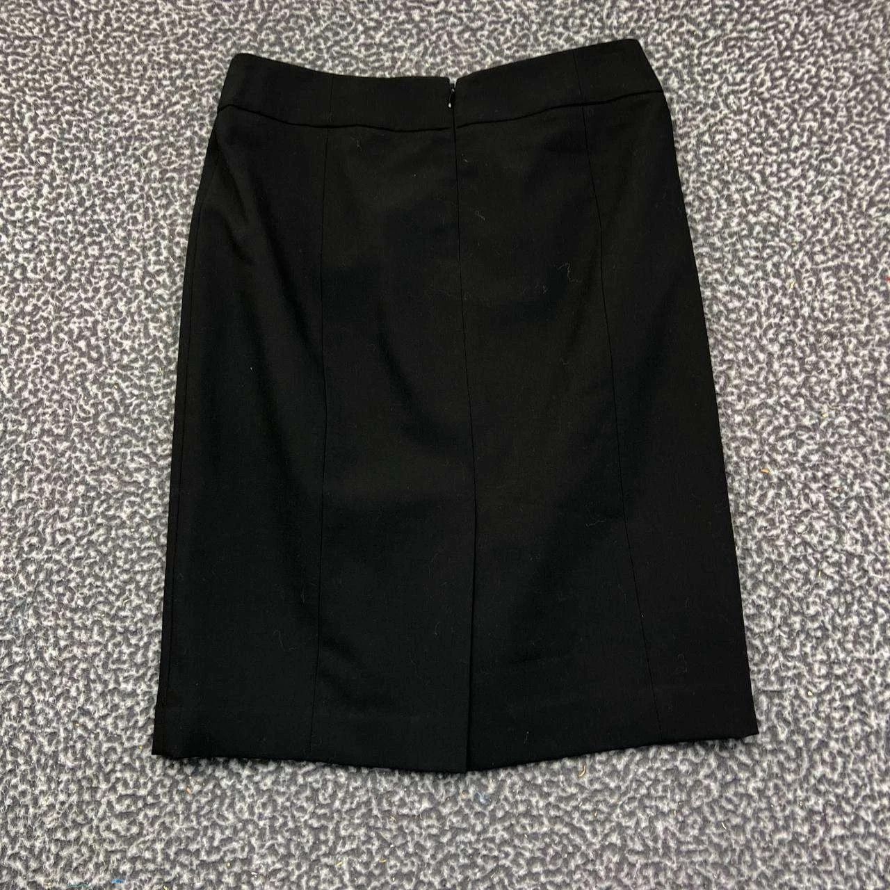 Calvin Klein Calvin Klein Pencil Skirt Women 4 Black Zip 31x22 Size 27" / US 4 / IT 40 - 2 Thumbnail