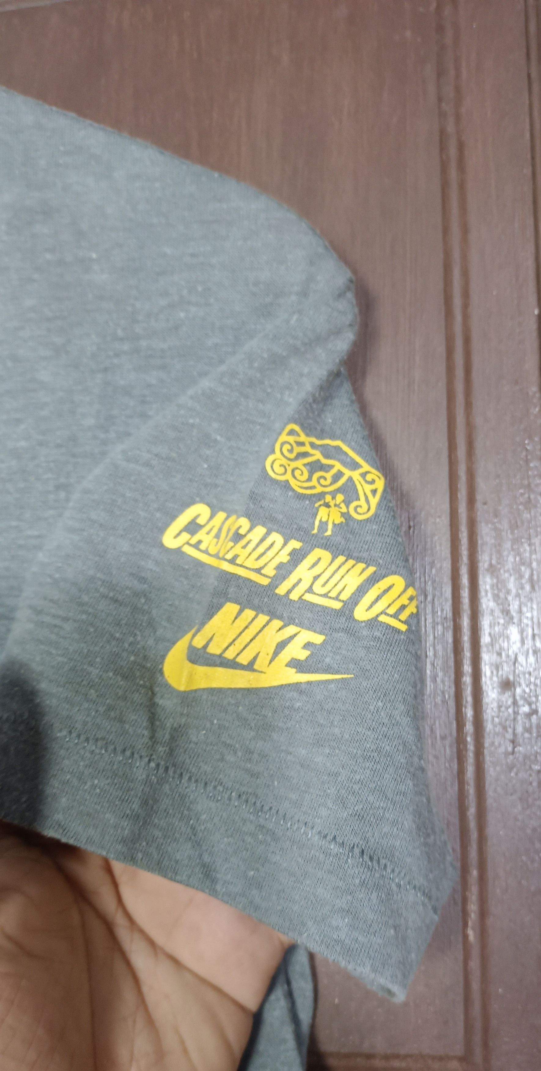 Nike × Vintage Vintage 80s🔥 Nike Running Short Sleeve Shirt Size US S / EU 44-46 / 1 - 4 Thumbnail