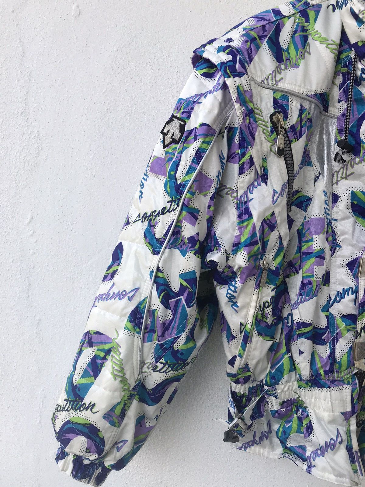 Descente Vtg Descente Competition Overprint bomber Jacket Size US M / EU 48-50 / 2 - 3 Thumbnail