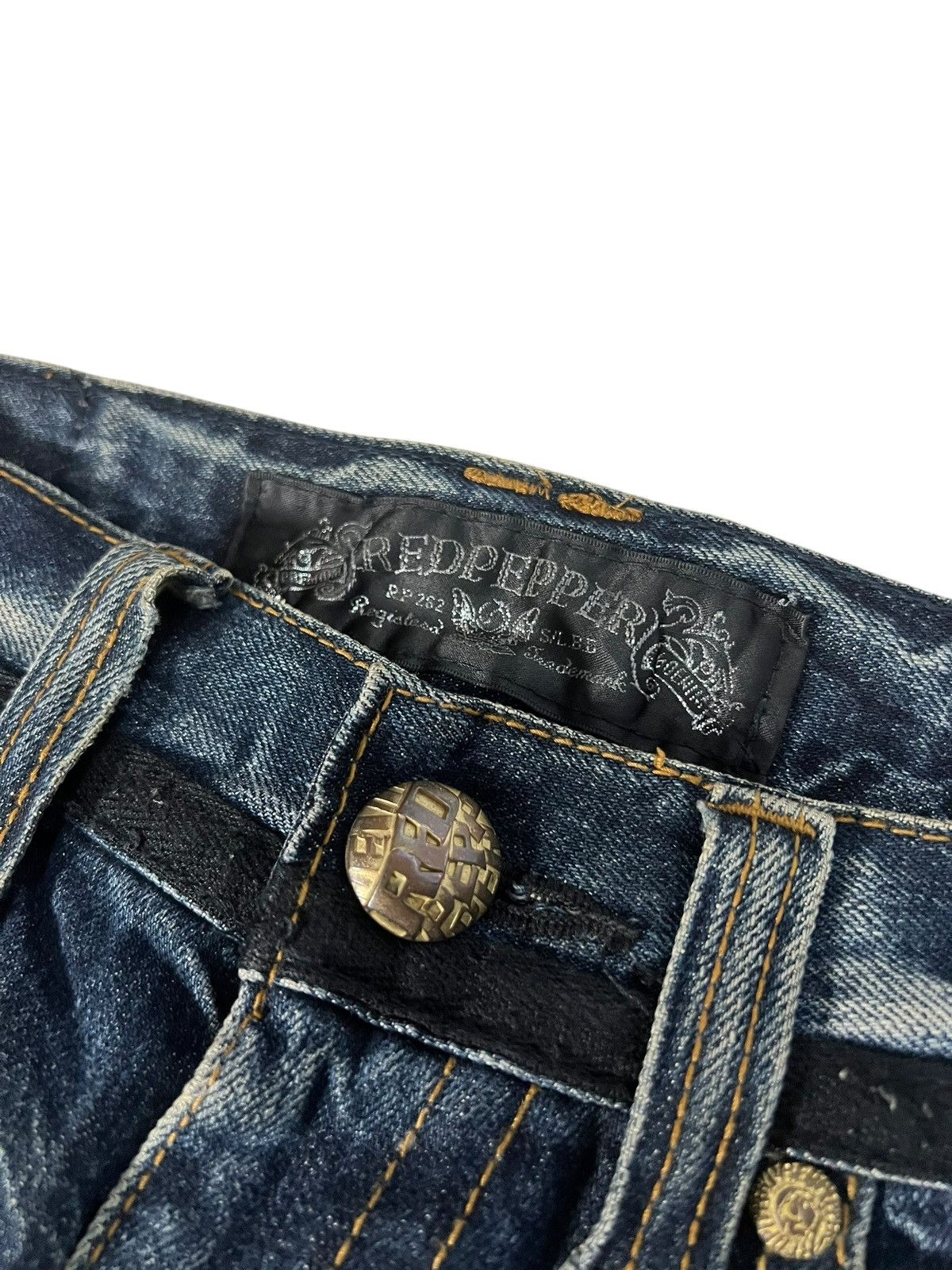 Japanese Brand Red Pepper Flare Denim Jean Size US 30 / EU 46 - 9 Thumbnail