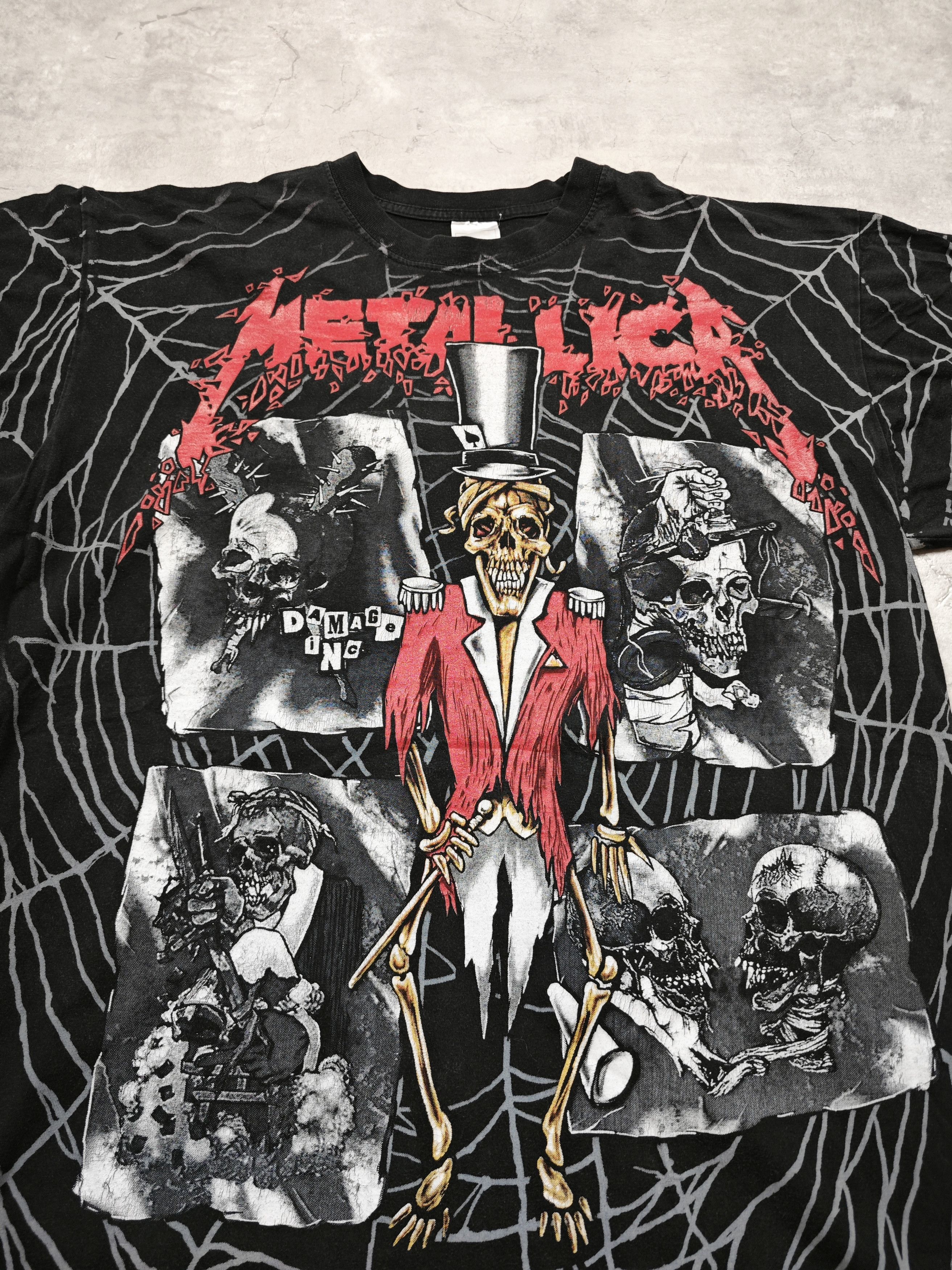 Vintage Metalica Vintage T Shirt Size US XL / EU 56 / 4 - 2 Thumbnail