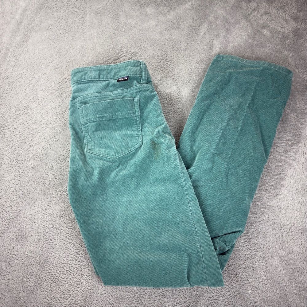 Patagonia Patagonia Women's Sz 32x31 Blue Corduroy Pants Flared 55060 Size 32" / US 10 / IT 46 - 1 Thumbnail
