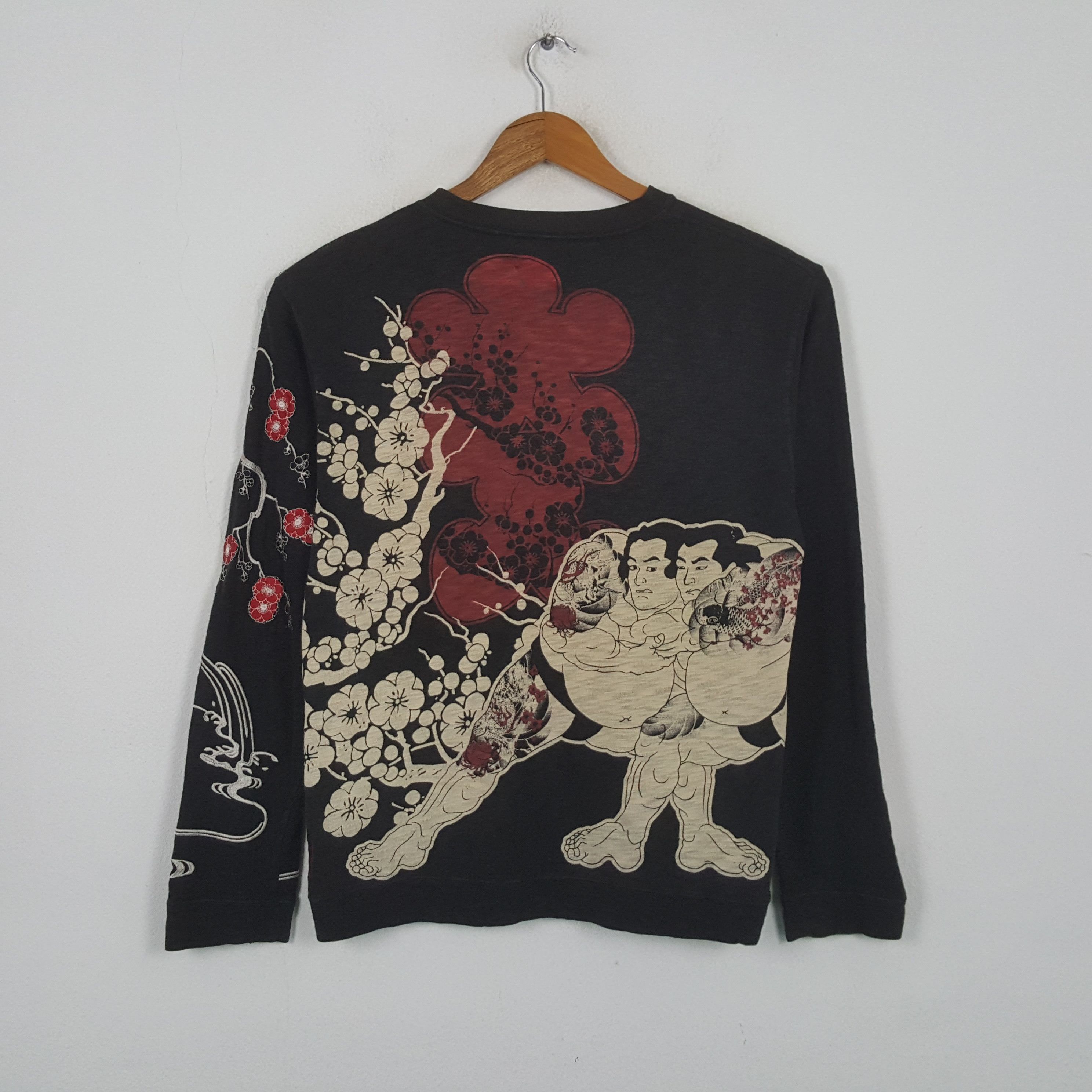 Japanese Brand Vintage Karakuri Tamashi Japan Brand Sweatshirt RR12 Size US M / EU 48-50 / 2 - 1 Thumbnail