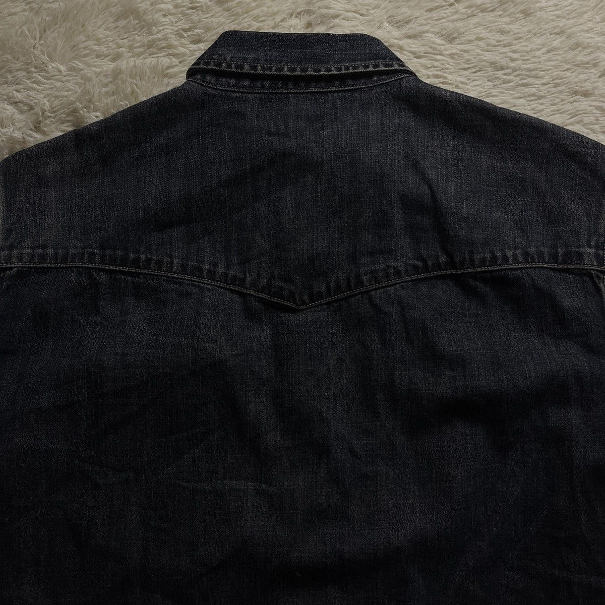 Allsaints Allsaints Snap-button Western Denim Shirt Size US M / EU 48-50 / 2 - 6 Thumbnail