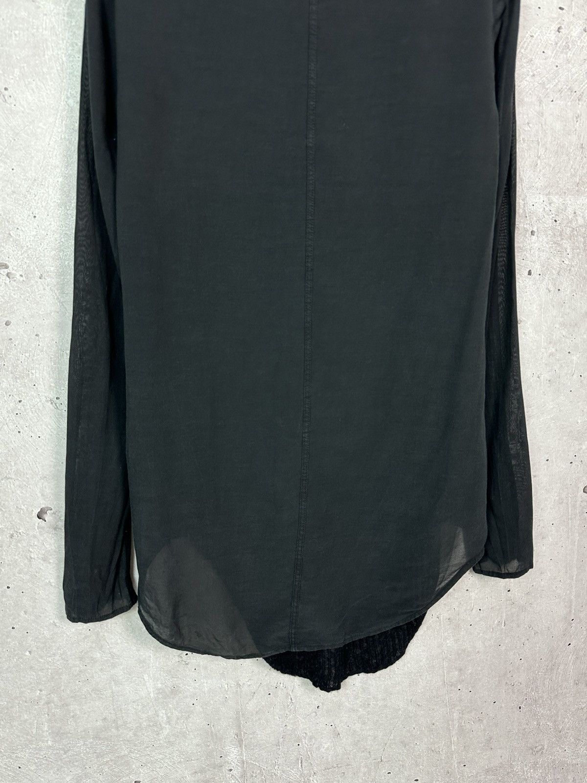 Rag & Bone × Vintage Rag&Bone Wool Silk Blended Black Ribbed Long Sleeve Sweater Size S / US 4 / IT 40 - 8 Thumbnail
