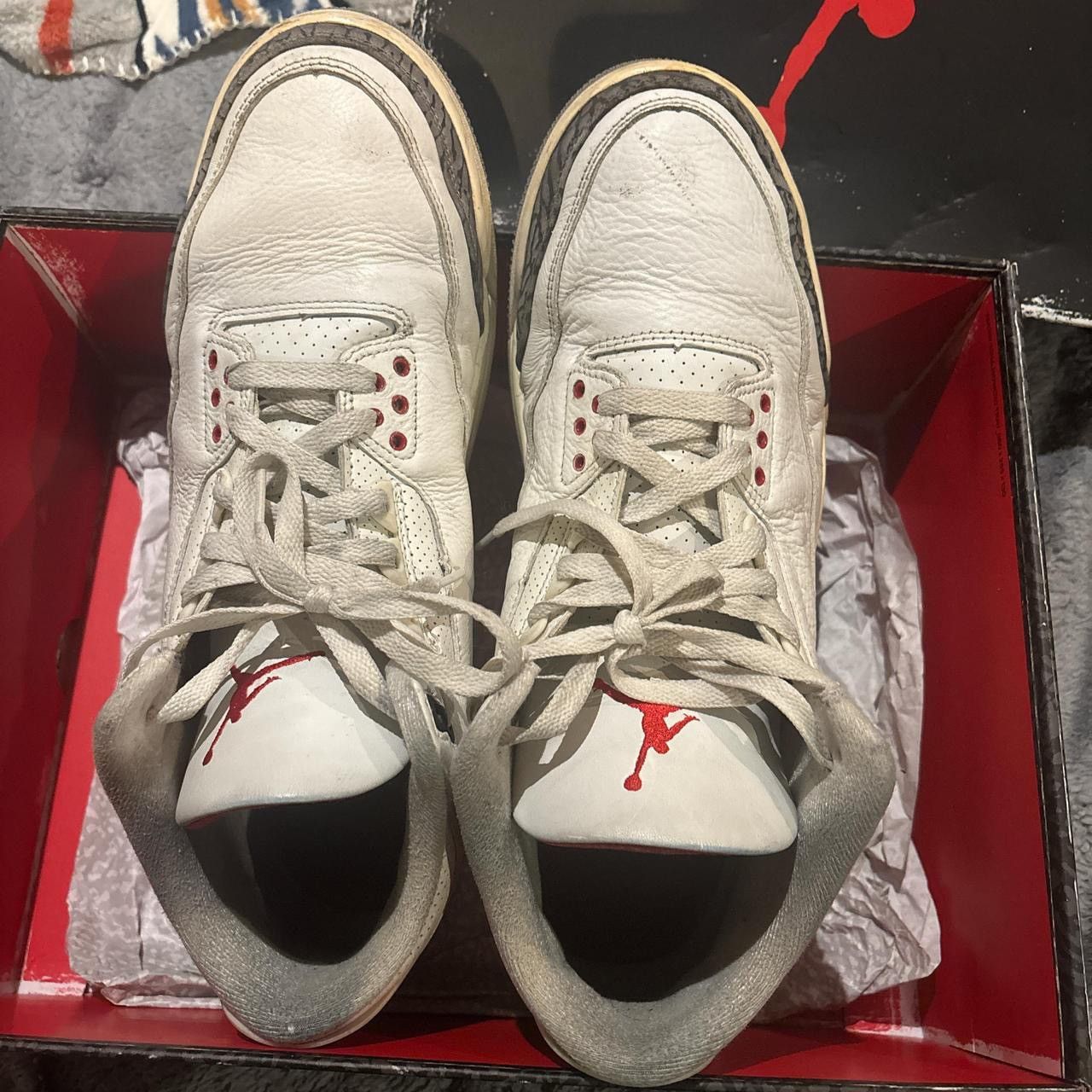 Jordan Brand Air Jordan 3 Retro 'White Cement Reimagined' Size 12.5 Size US 12.5 / EU 45-46 - 4 Thumbnail