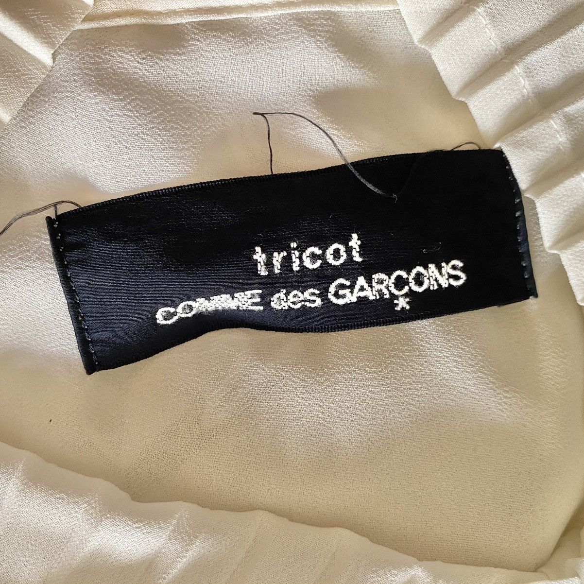 Comme des Garcons Vintage Tricot CDG Asymmetric Sheer mesh Blouse Size M / US 6-8 / IT 42-44 - 8 Thumbnail