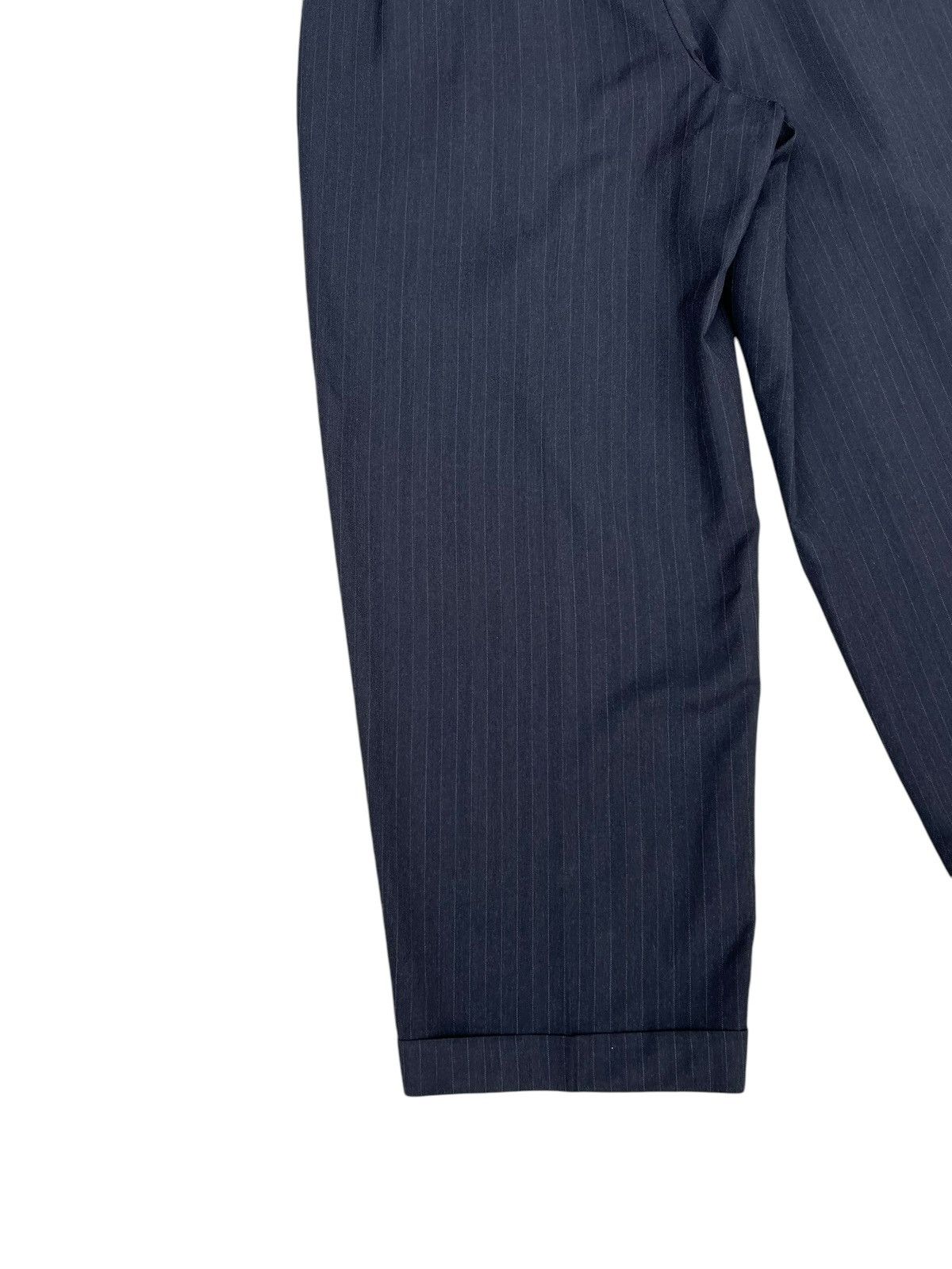 Versace Archive 90s Gianni Versace Stripes Wool Baggy Trouser Pant Size US 36 / EU 52 - 14 Thumbnail