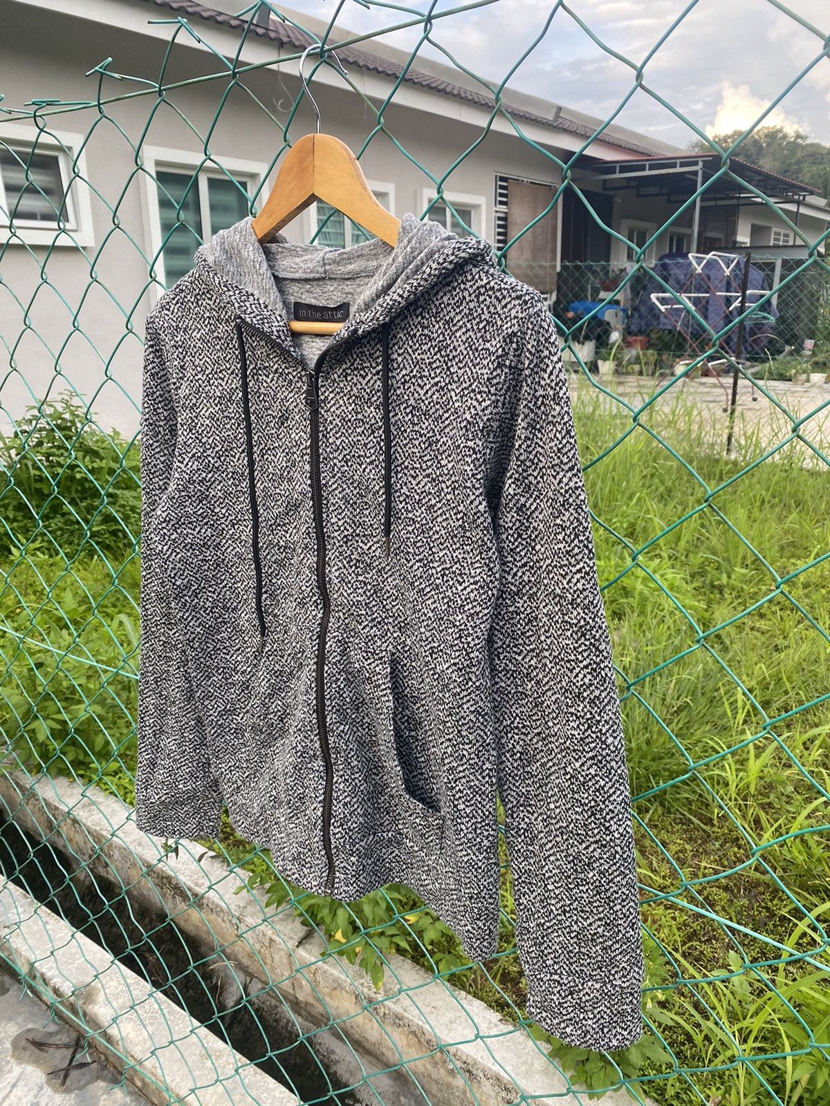 In The Attic × Japanese Brand AW In the attic twill zip up hoodies Size M / US 6-8 / IT 42-44 - 4 Thumbnail
