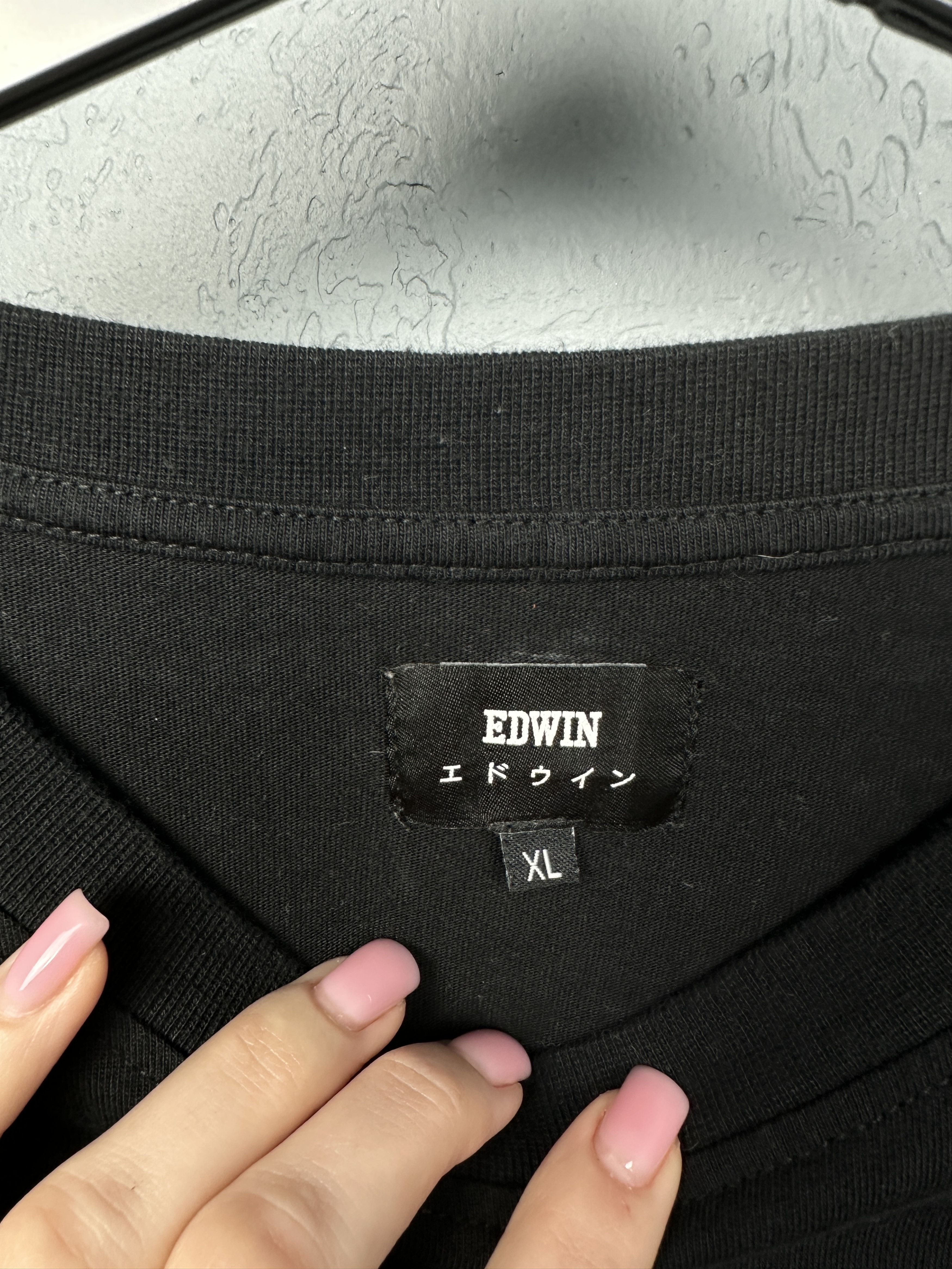 Edwin Edwin Mens Logo Chest Long Sleeve T-Shirt Size US XL / EU 56 / 4 - 4 Thumbnail
