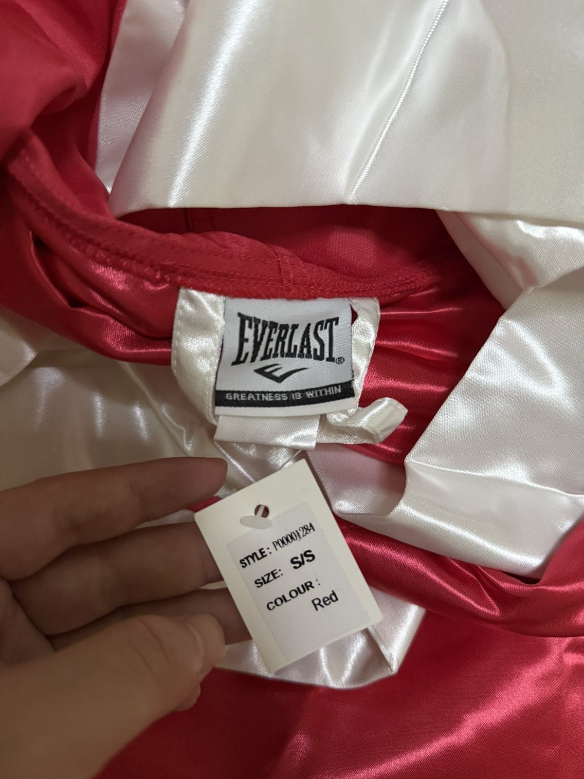 Everlast × Supreme Supreme Everlast Satin hooded Boxing Robe Red Size US S / EU 44-46 / 1 - 6 Thumbnail