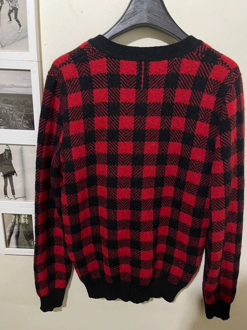 Saint Laurent Paris saint Laurent paris14fw authentic black and red plaid card Size US M / EU 48-50 / 2 - 4 Thumbnail