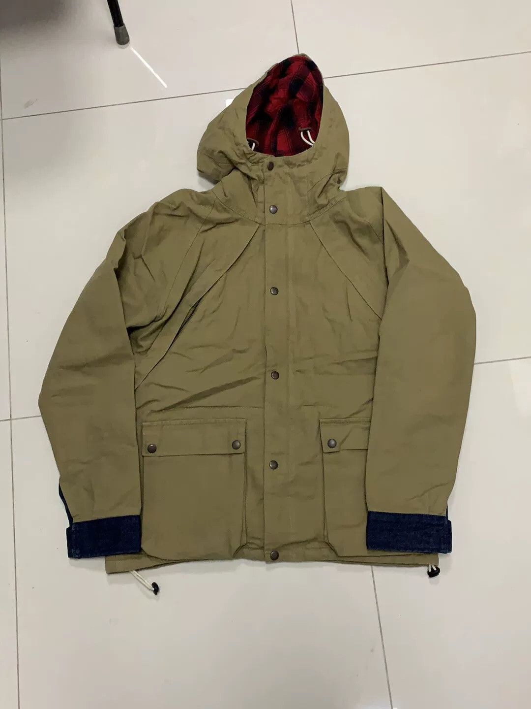 Momotaro Jeans Momotaro Jeans Khaki Color Jacket Size 40 Size US XXS / EU 40 - 1 Thumbnail