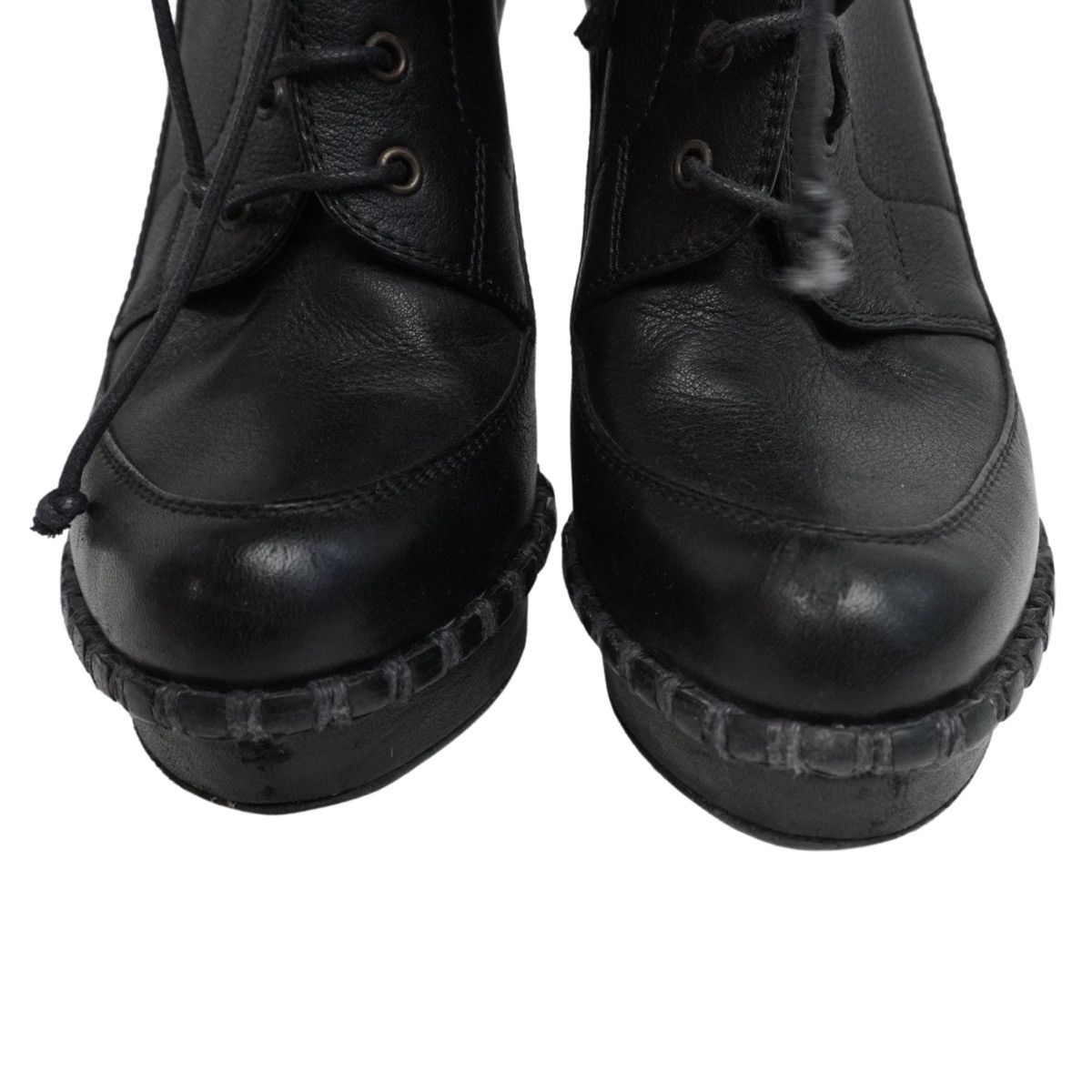 Yves Saint Laurent Yves Saint Laurent Lace Up Ankle Boots Size US 6.5 / IT 36.5 - 7 Thumbnail