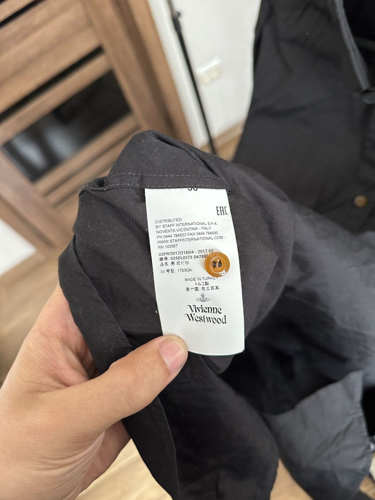 Vivienne Westwood Vivienne Westwood Shirt Button Up Long Sleeve Size US M / EU 48-50 / 2 - 11 Thumbnail